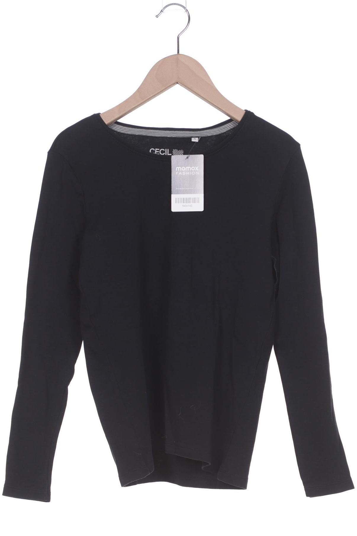 

Cecil Damen Langarmshirt, schwarz, Gr. 36