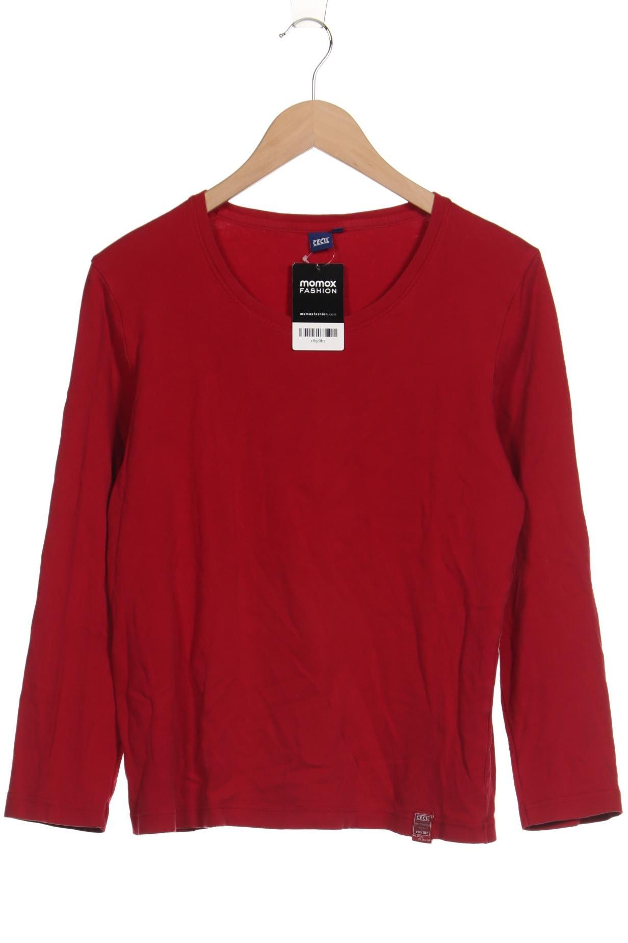 

Cecil Damen Langarmshirt, rot, Gr. 44