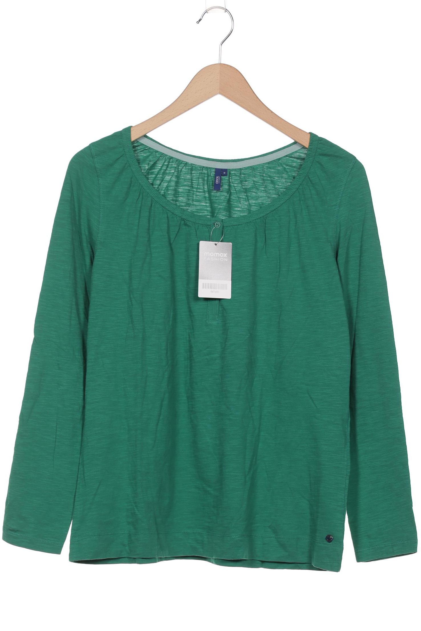 

Cecil Damen Langarmshirt, grün, Gr. 38