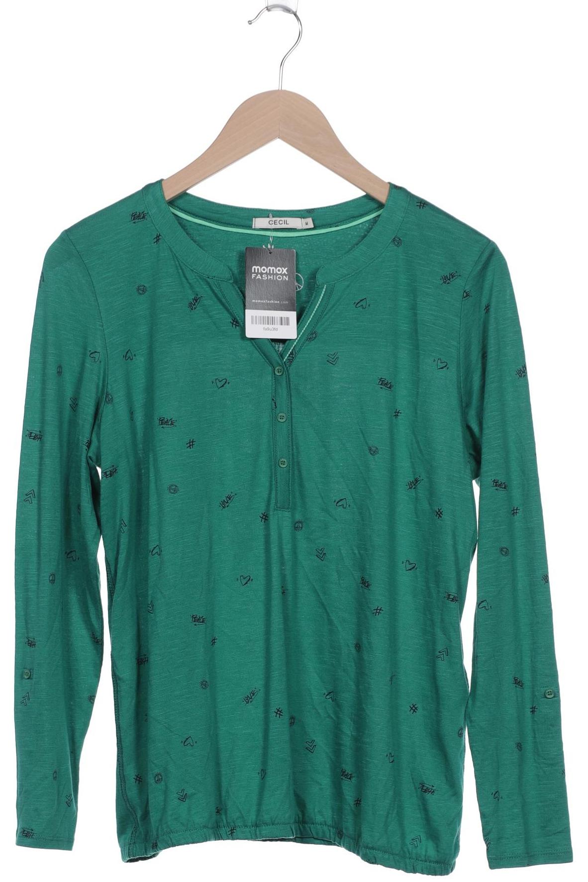 

CECIL Damen Langarmshirt, grün