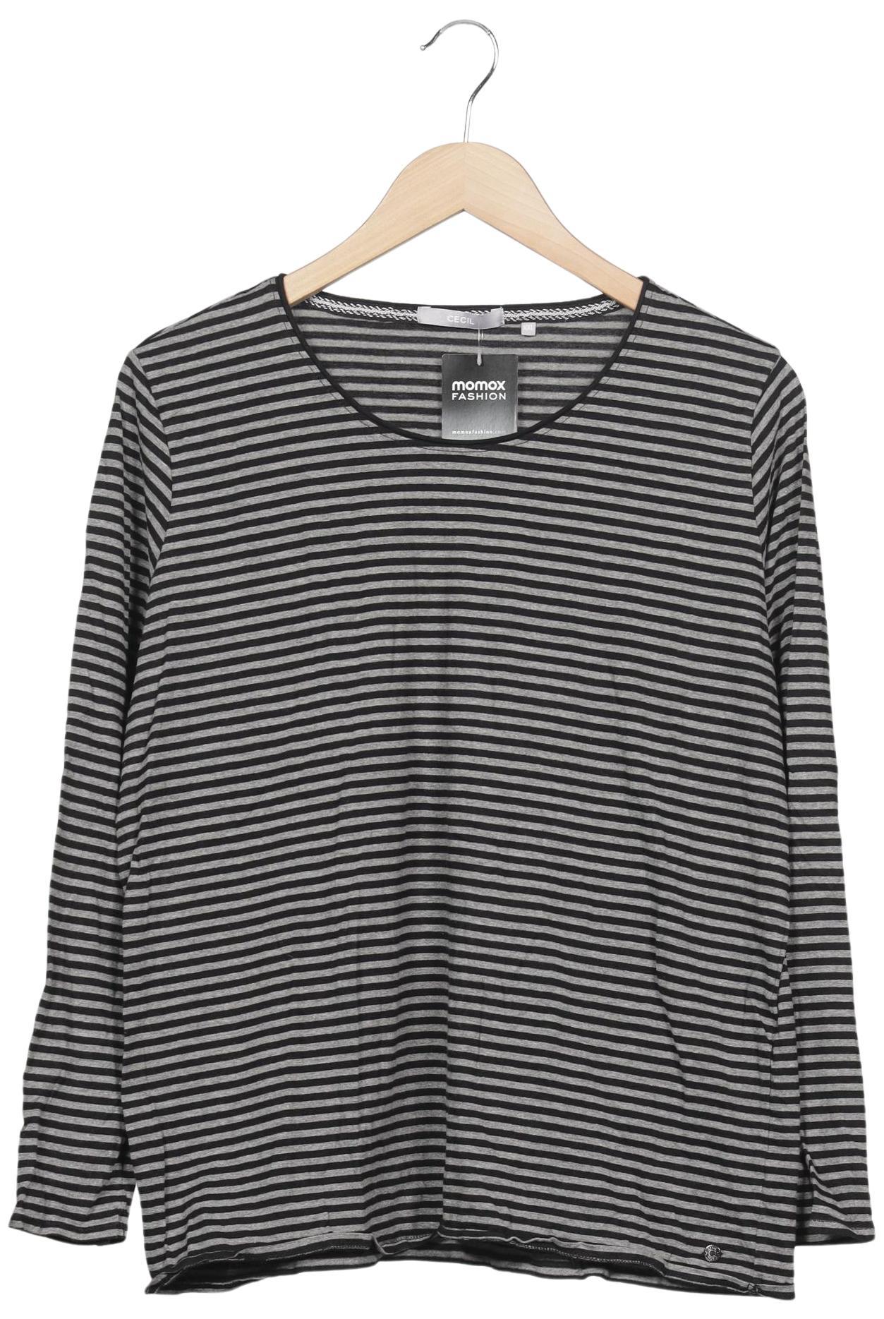 

Cecil Damen Langarmshirt, grau, Gr. 46