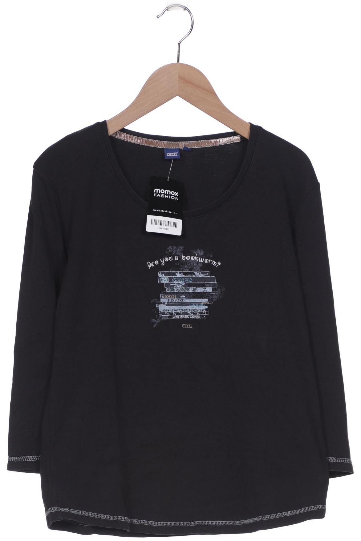 

CECIL Damen Langarmshirt, schwarz