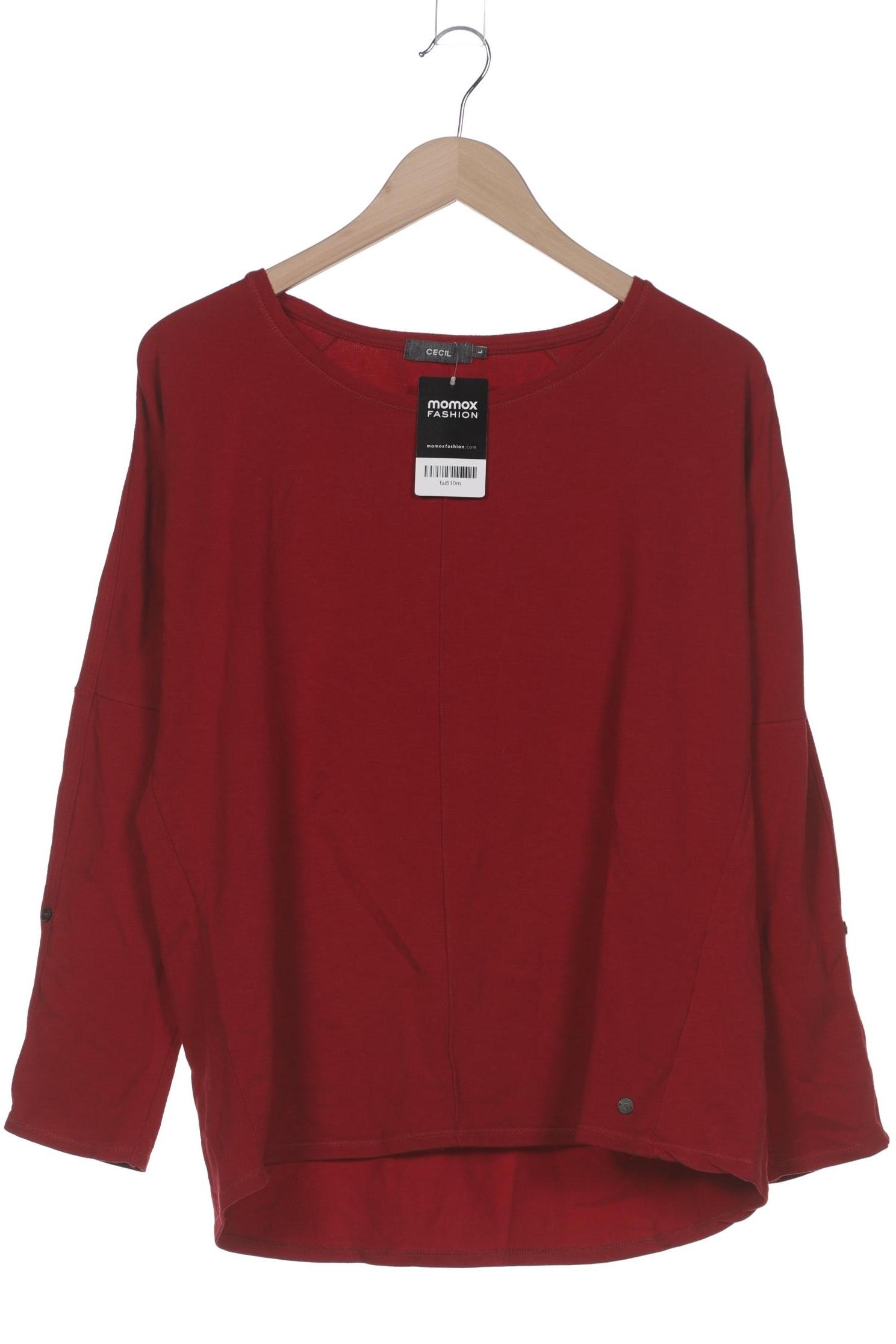 

Cecil Damen Langarmshirt, bordeaux, Gr. 42