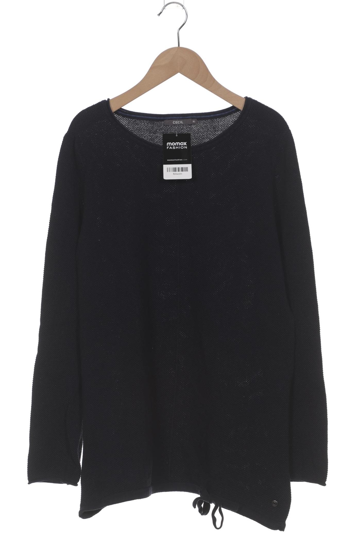 

Cecil Damen Langarmshirt, marineblau, Gr. 44
