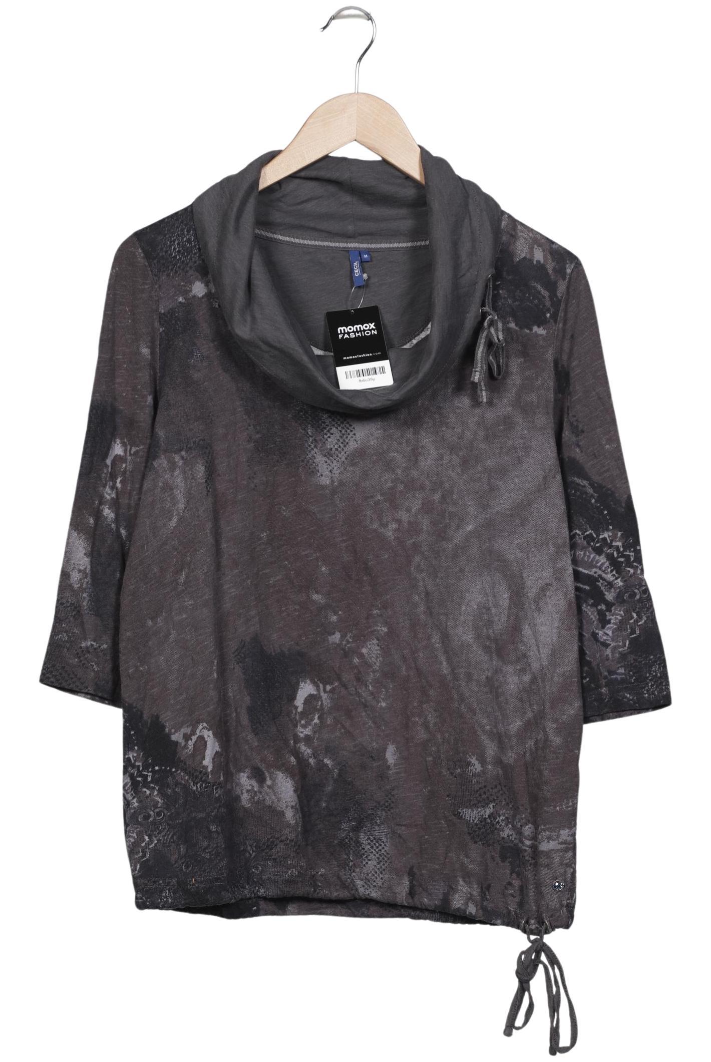 

Cecil Damen Langarmshirt, grau, Gr. 38