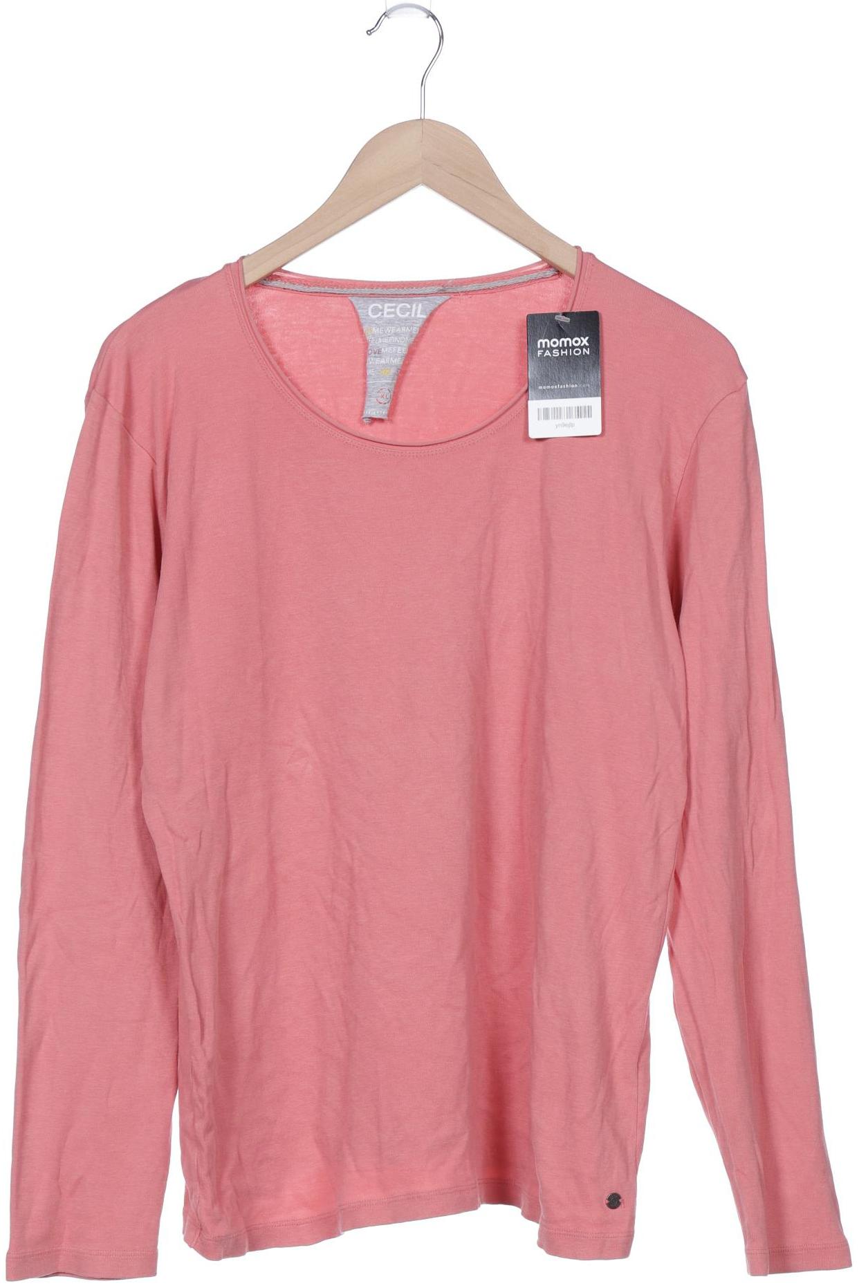 

Cecil Damen Langarmshirt, pink, Gr. 44