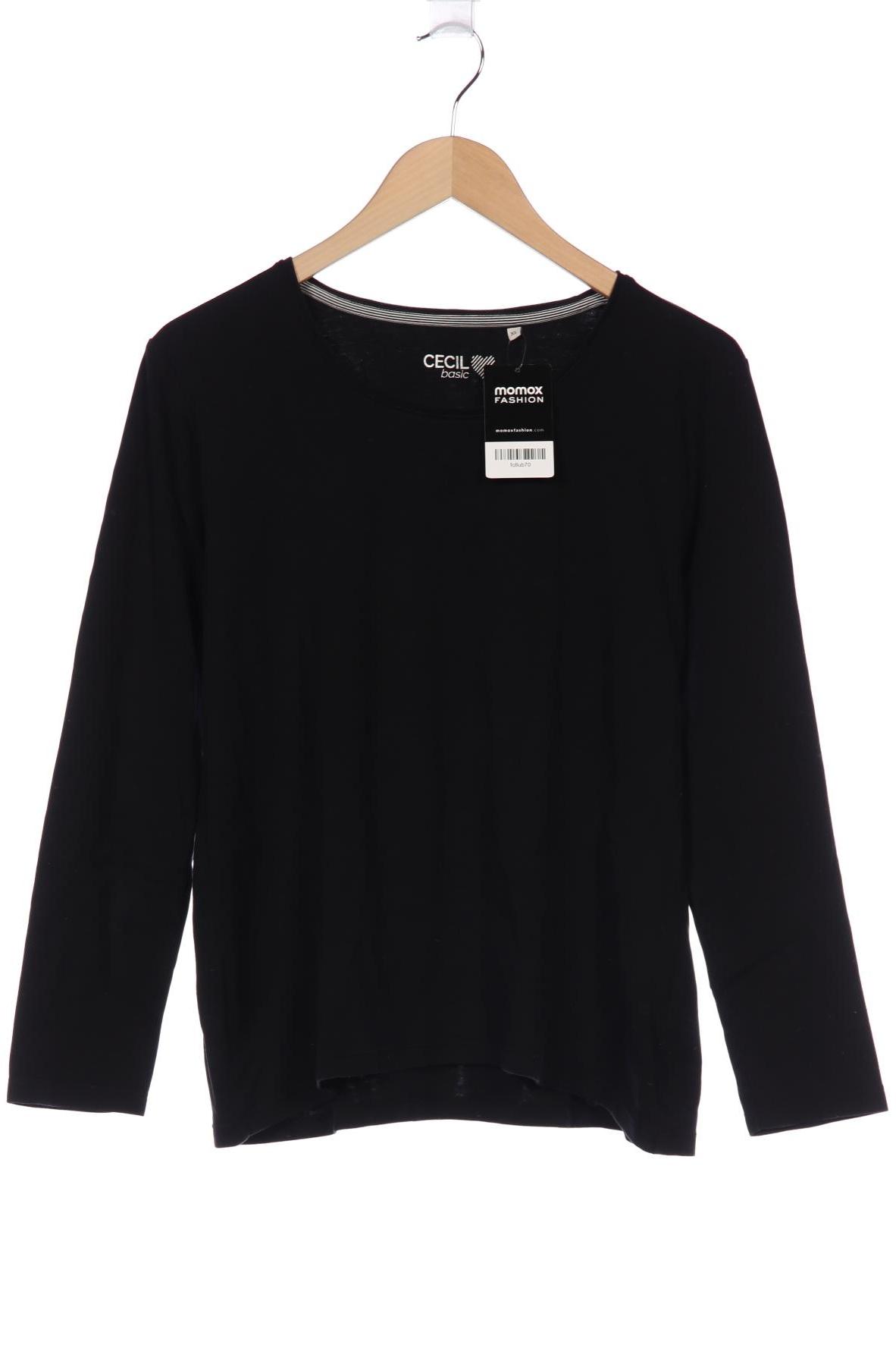 

Cecil Damen Langarmshirt, schwarz, Gr. 44
