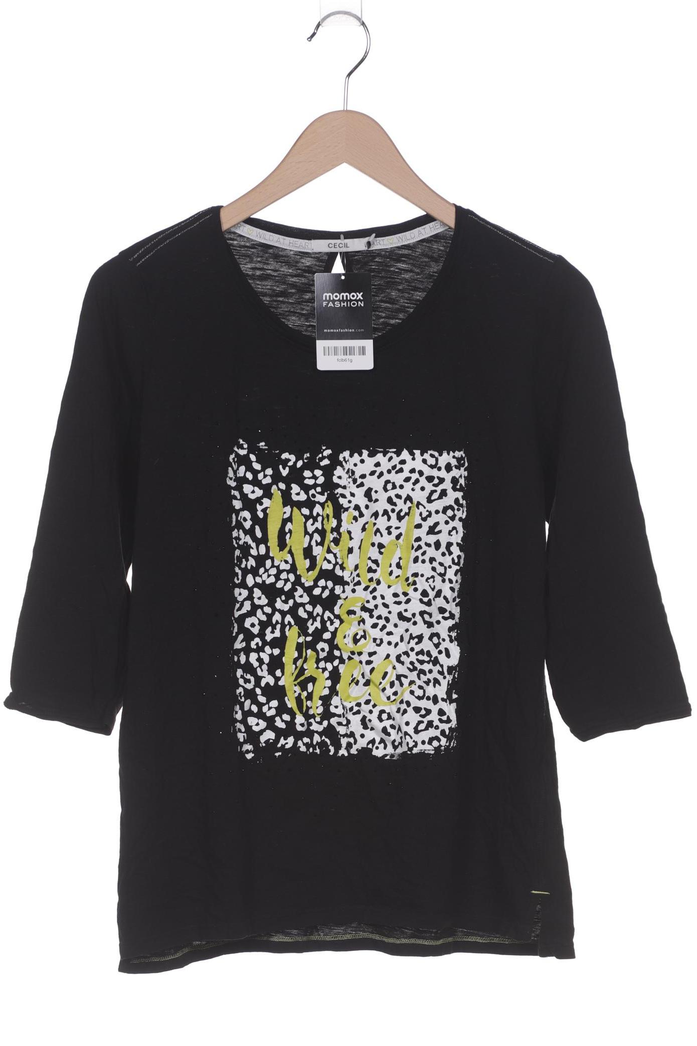 

Cecil Damen Langarmshirt, schwarz, Gr. 38