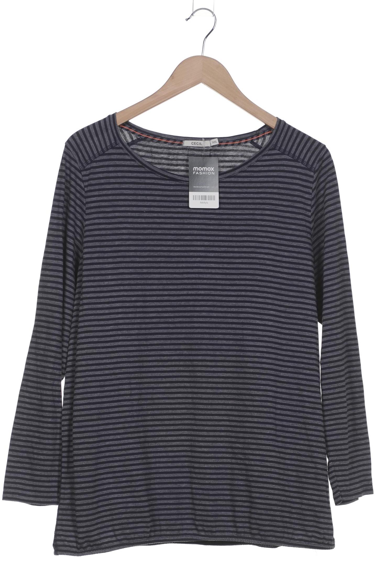 

Cecil Damen Langarmshirt, blau, Gr. 46
