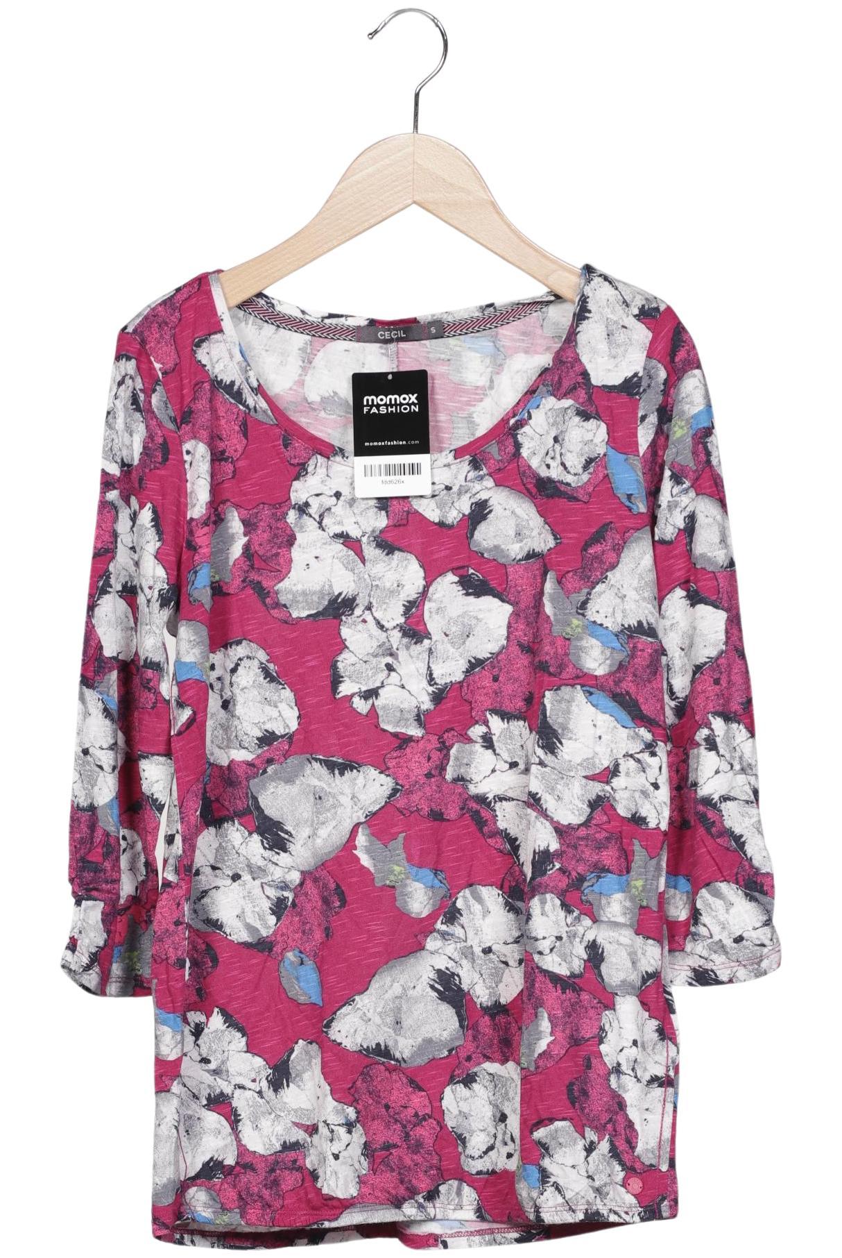 

Cecil Damen Langarmshirt, pink, Gr. 36
