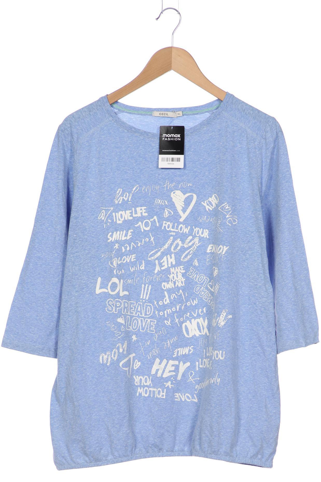 

Cecil Damen Langarmshirt, blau, Gr. 44