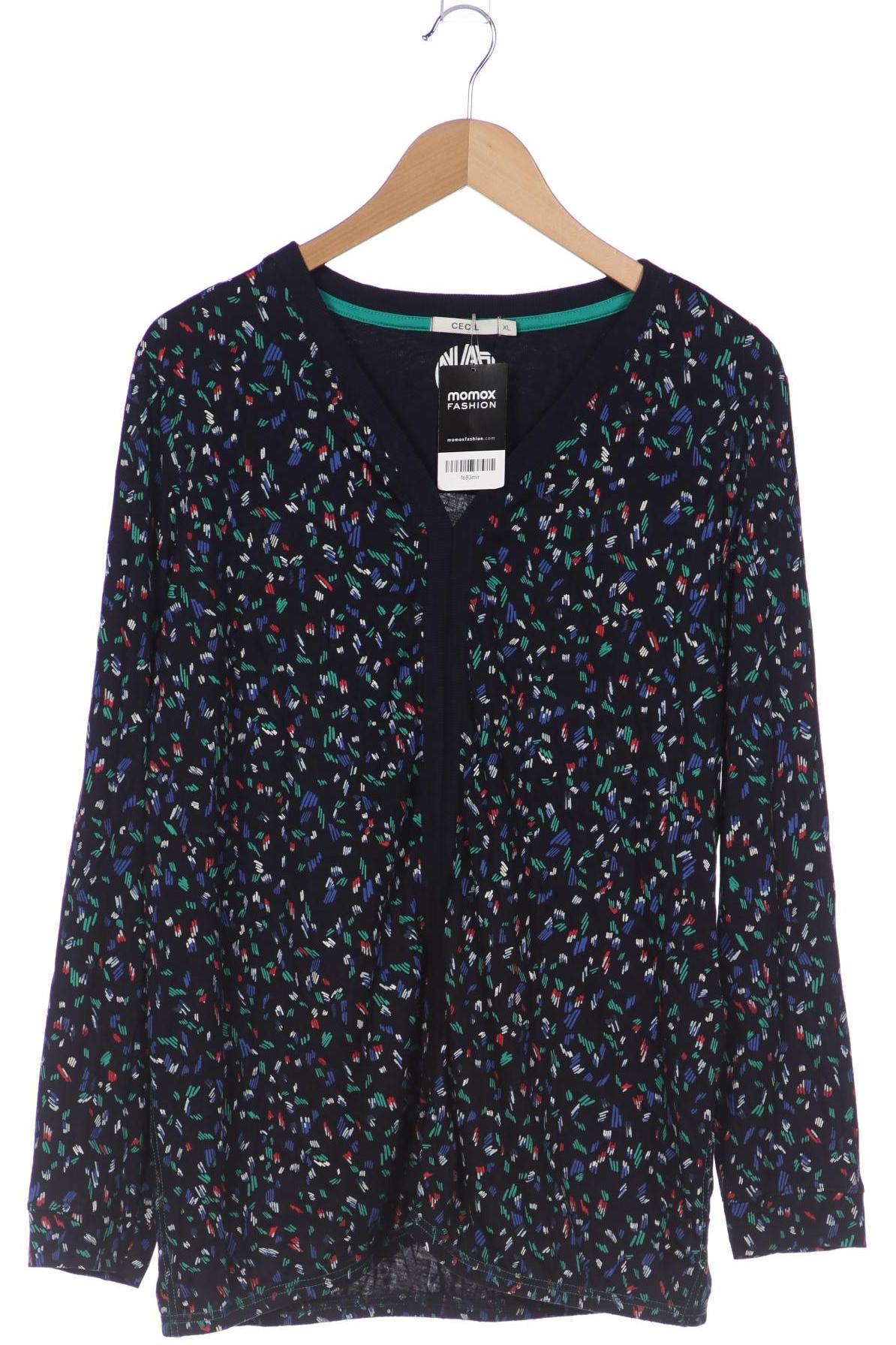 

Cecil Damen Langarmshirt, marineblau, Gr. 44