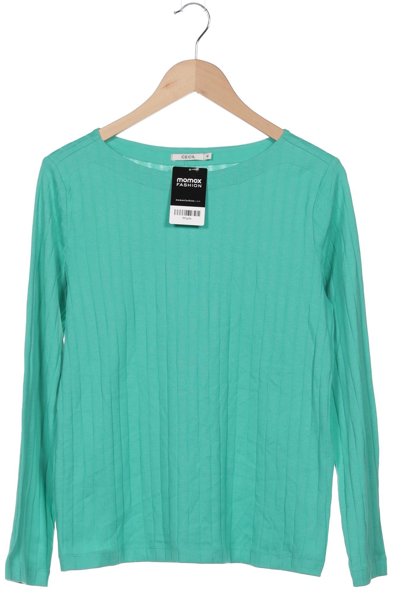 

Cecil Damen Langarmshirt, türkis, Gr. 38
