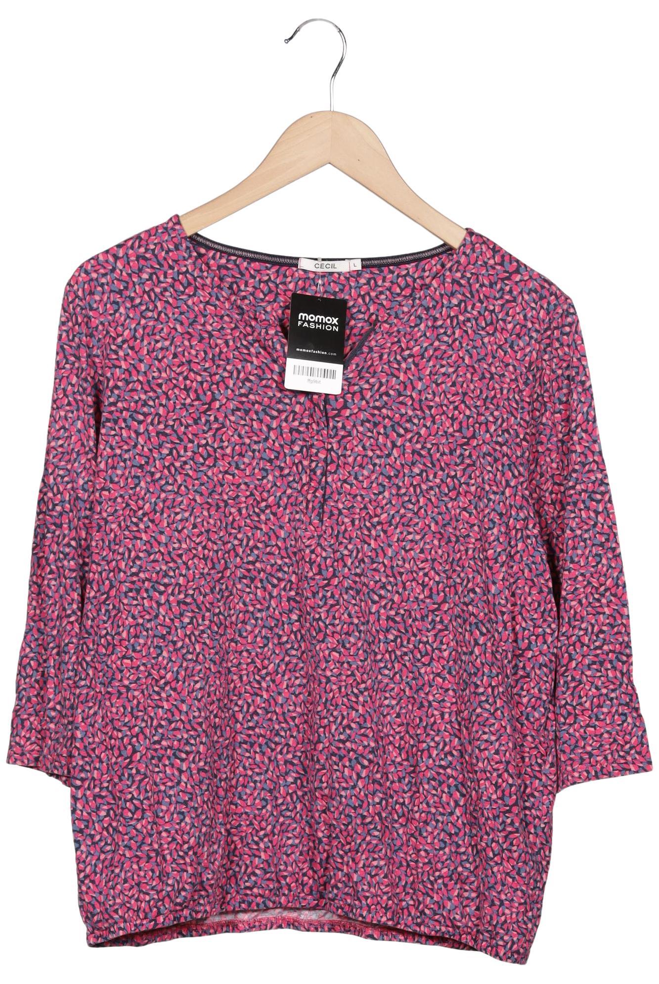 

Cecil Damen Langarmshirt, pink, Gr. 42