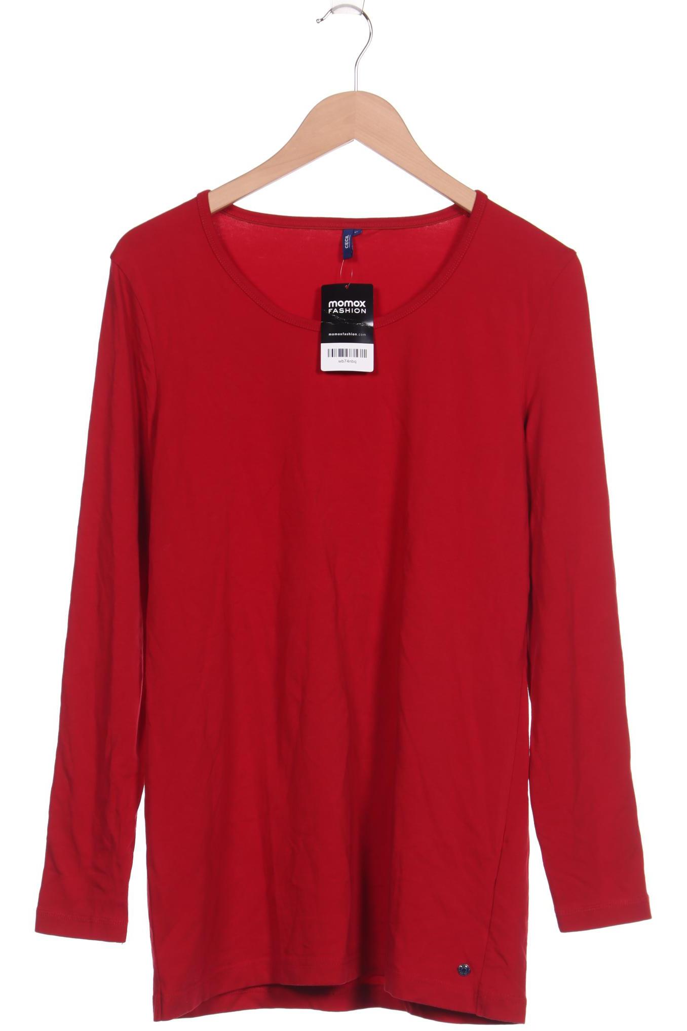 

Cecil Damen Langarmshirt, rot, Gr. 44
