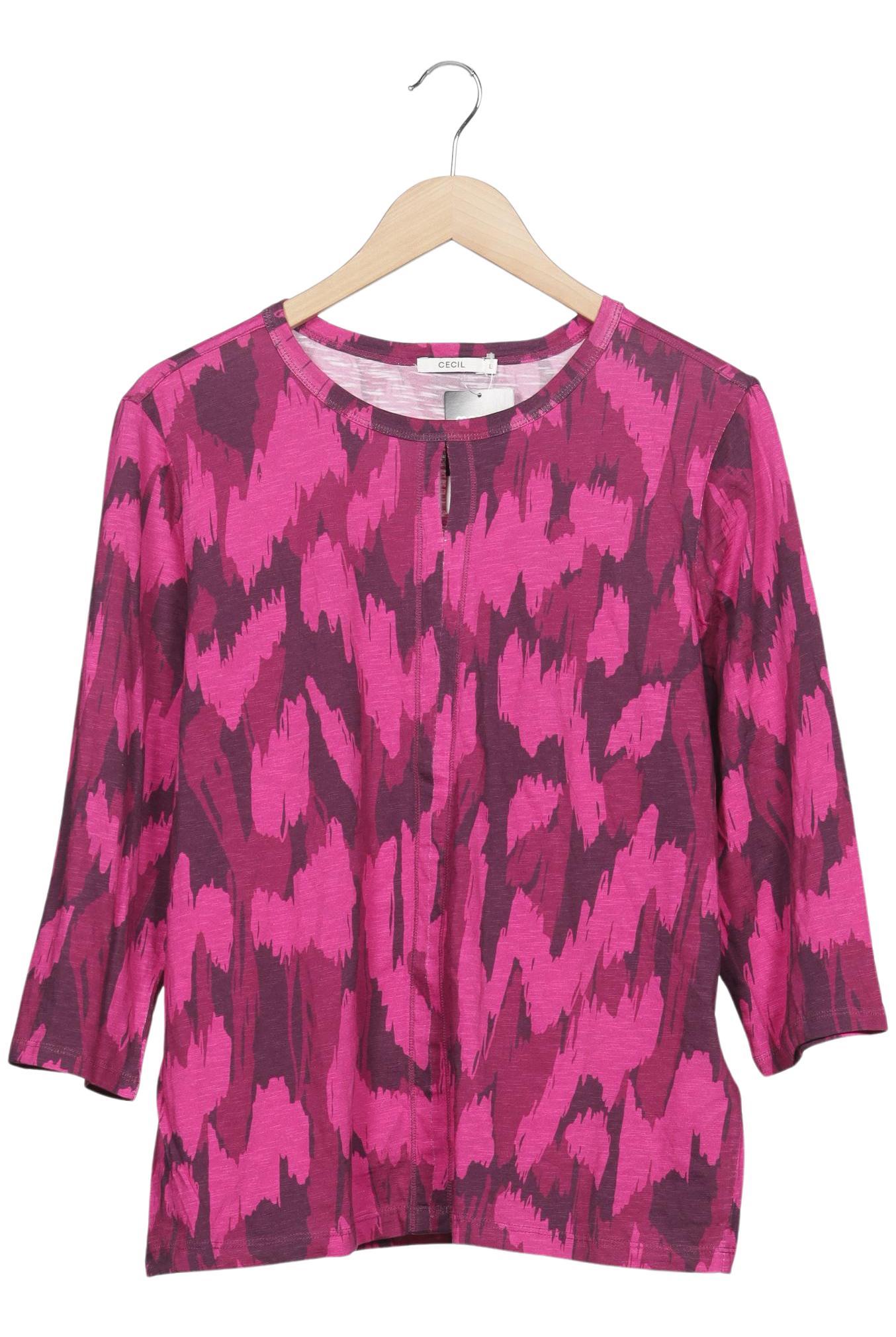 

Cecil Damen Langarmshirt, pink, Gr. 42