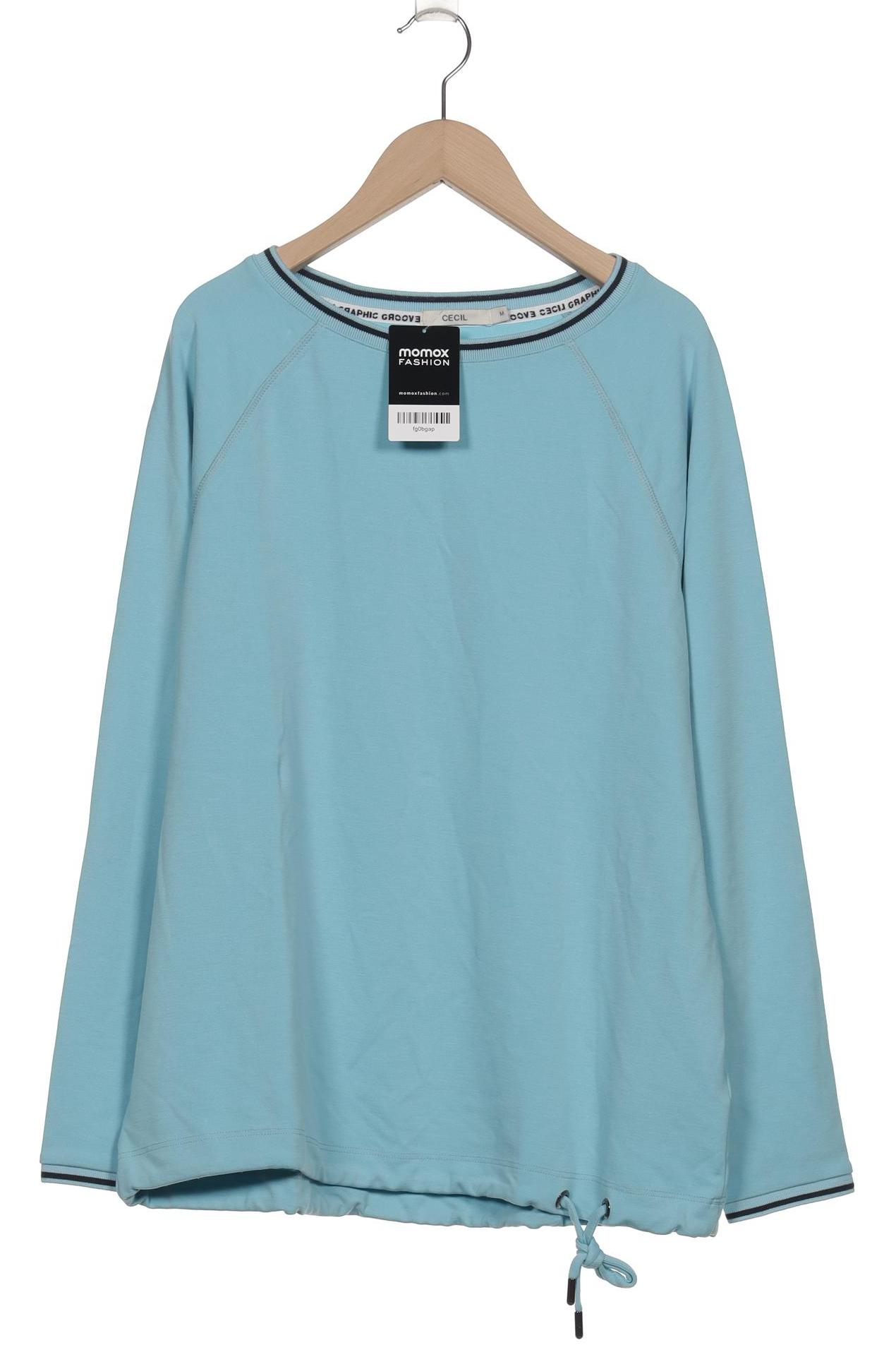 

Cecil Damen Langarmshirt, hellblau, Gr. 38