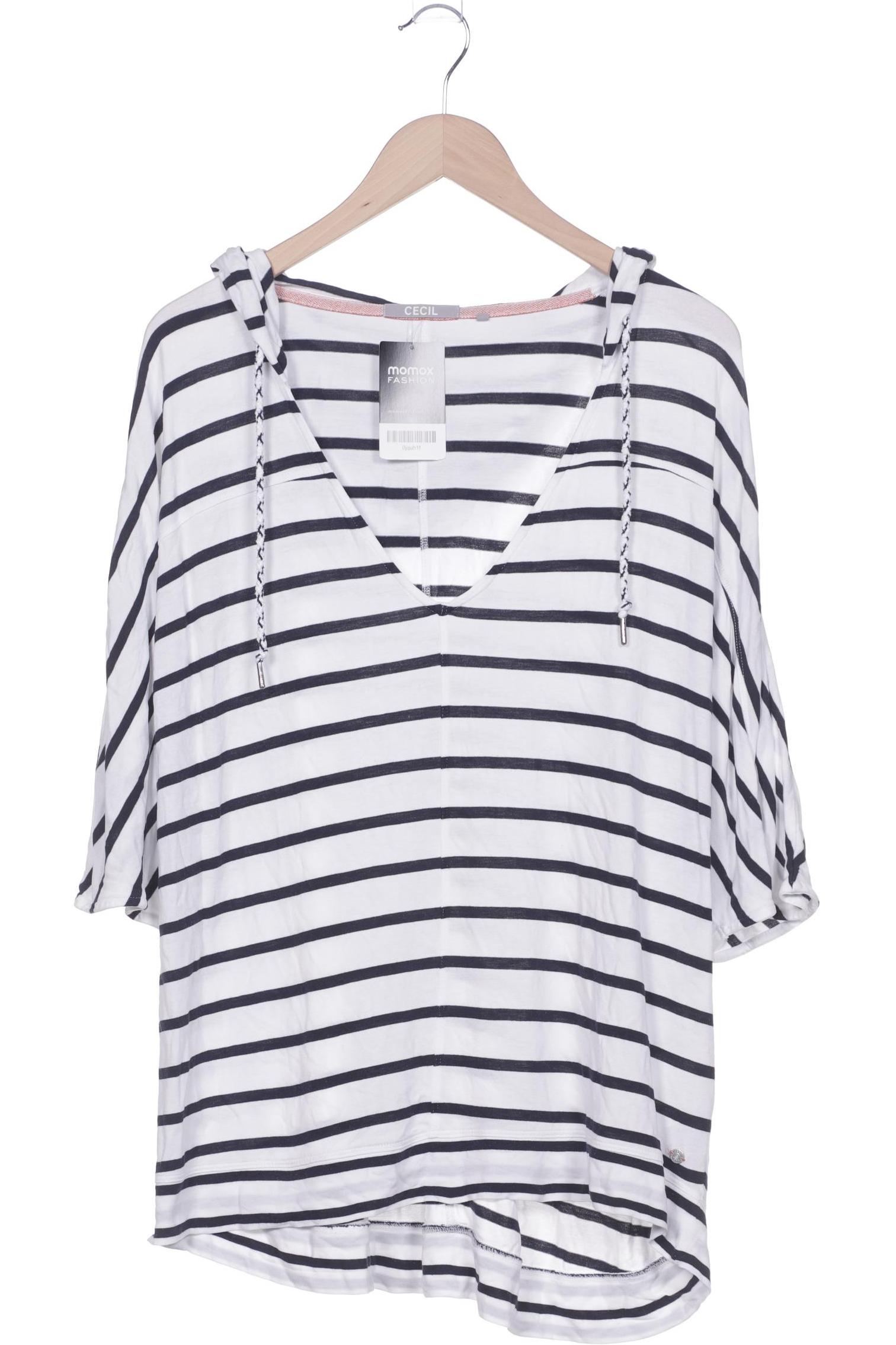 

Cecil Damen Langarmshirt, weiß, Gr. 42