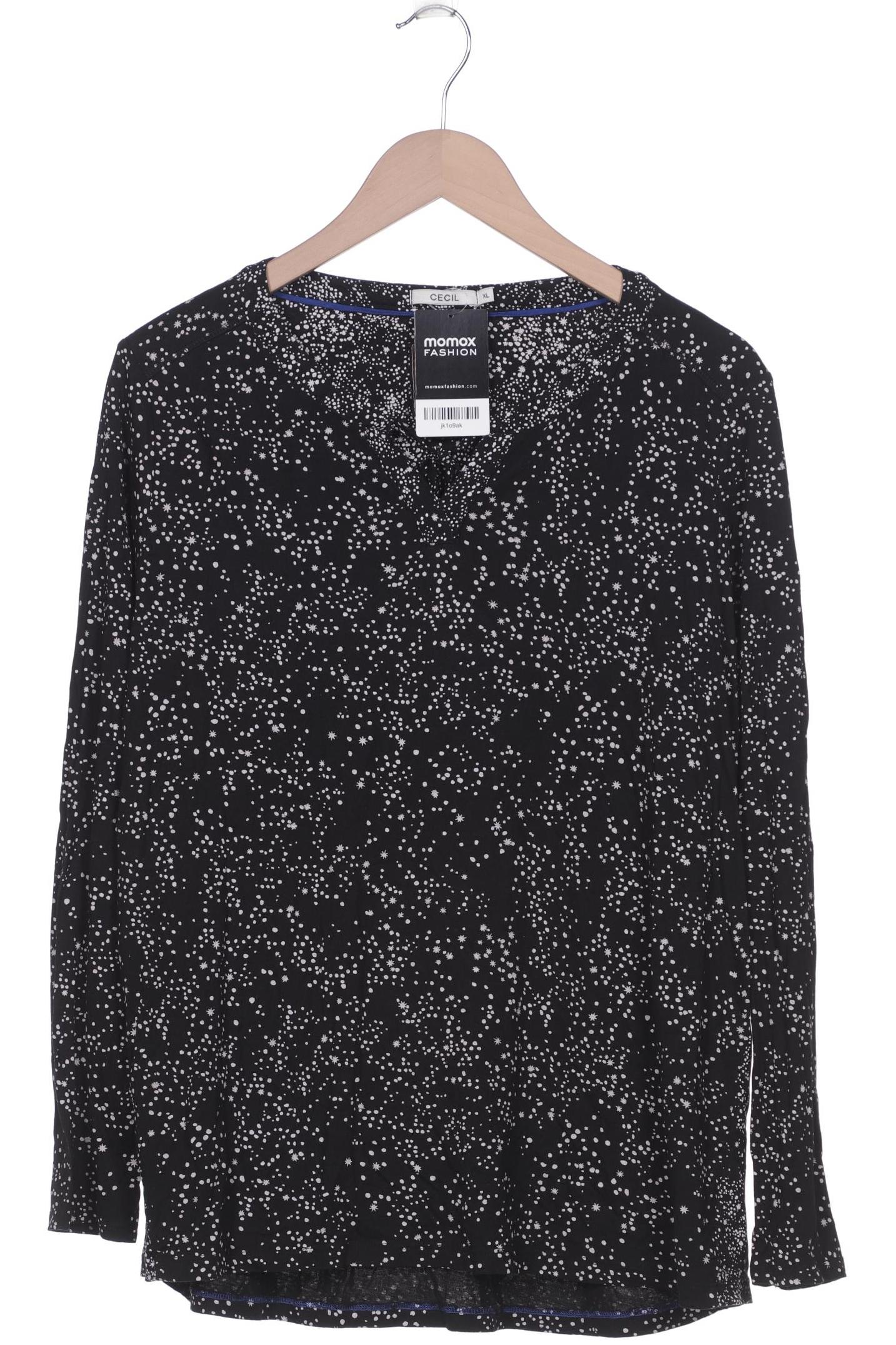 

Cecil Damen Langarmshirt, schwarz, Gr. 44