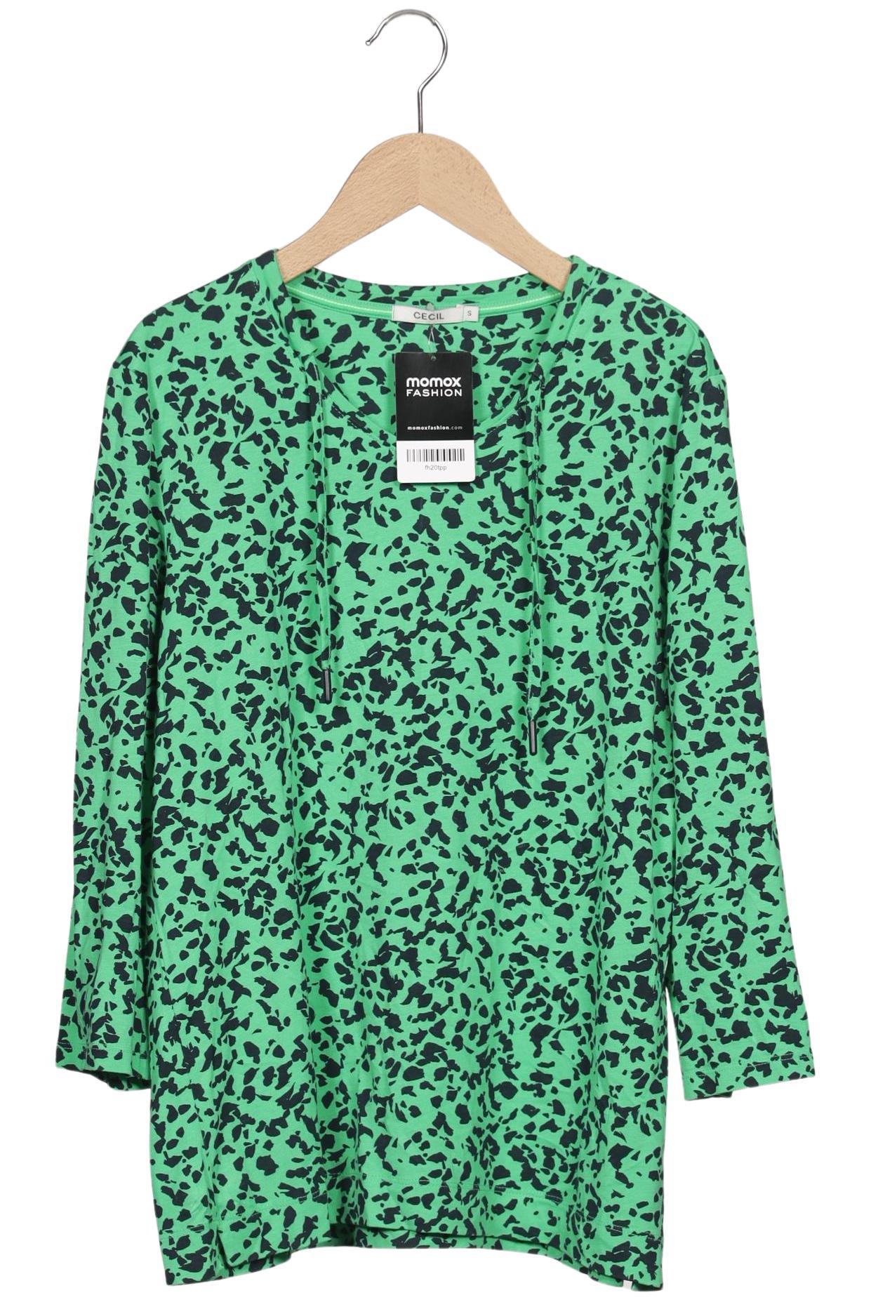 

Cecil Damen Langarmshirt, grün, Gr. 36
