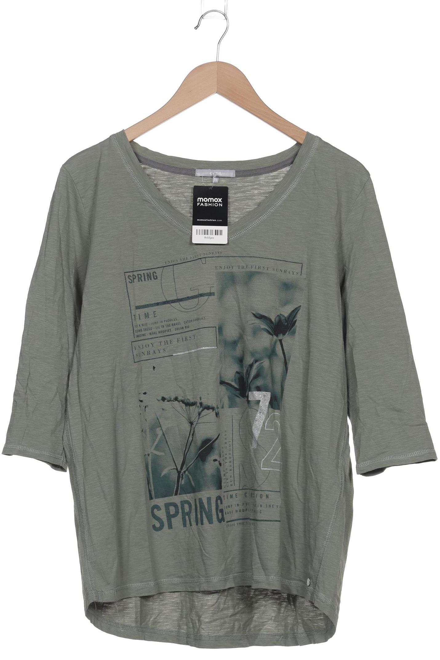 

Cecil Damen Langarmshirt, grün, Gr. 46