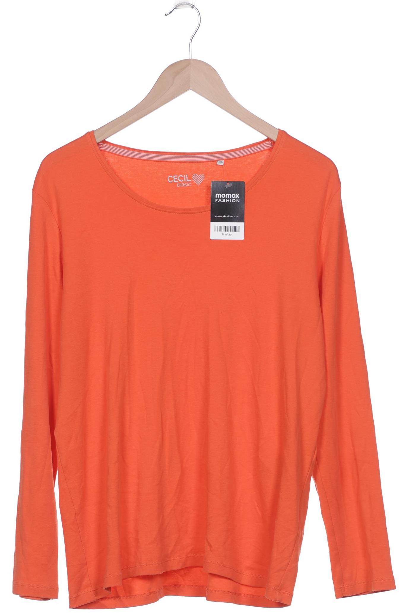 

CECIL Damen Langarmshirt, orange