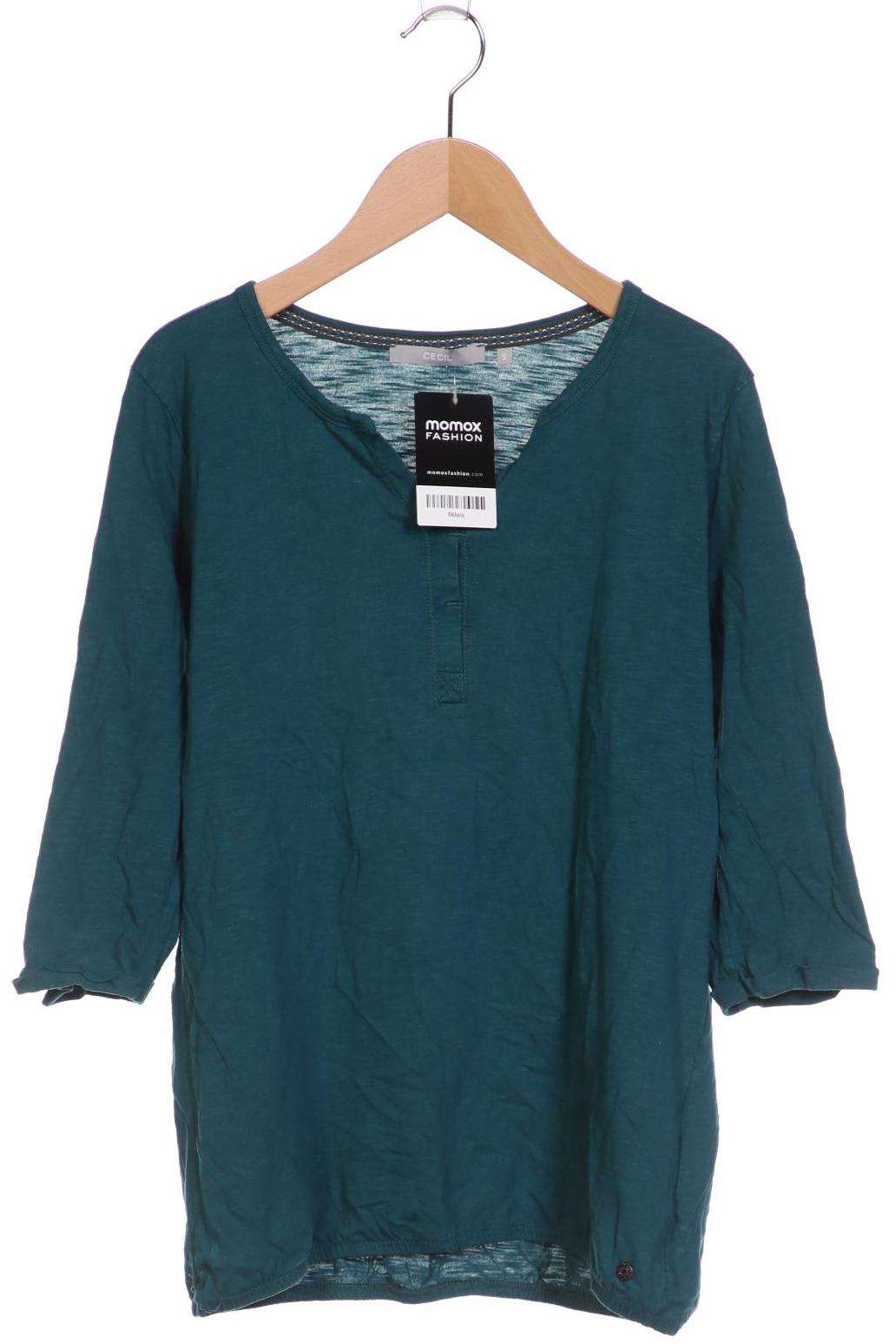 

Cecil Damen Langarmshirt, grün, Gr. 36