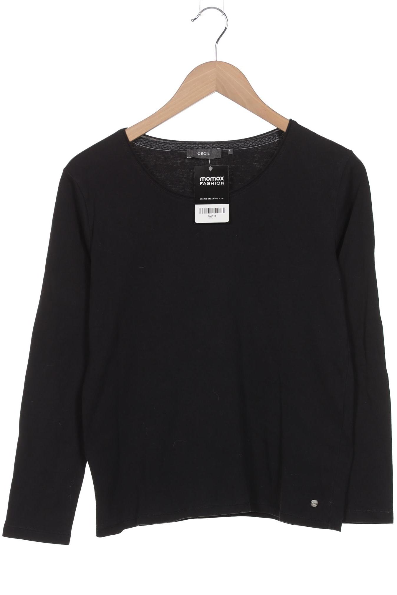 

Cecil Damen Langarmshirt, schwarz, Gr. 42