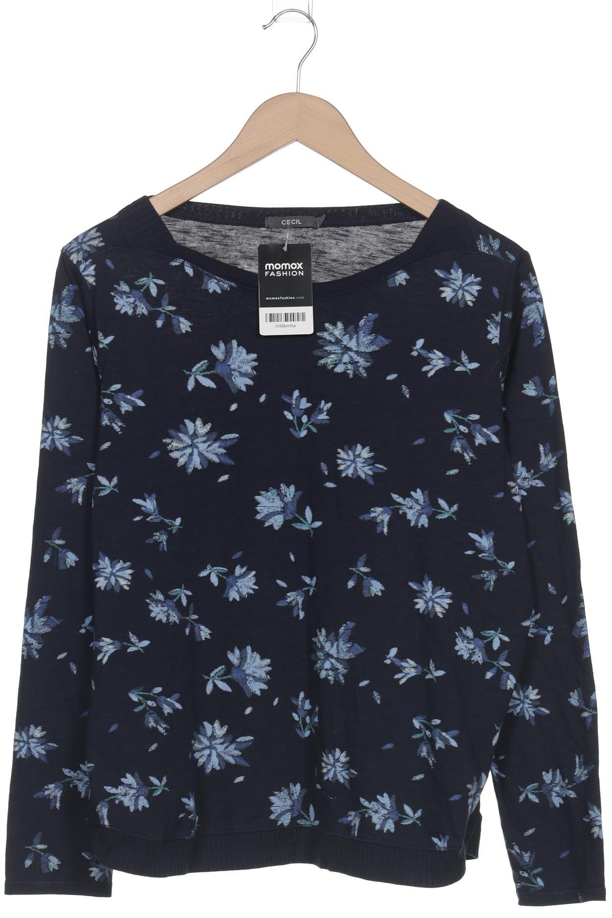 

Cecil Damen Langarmshirt, marineblau, Gr. 42