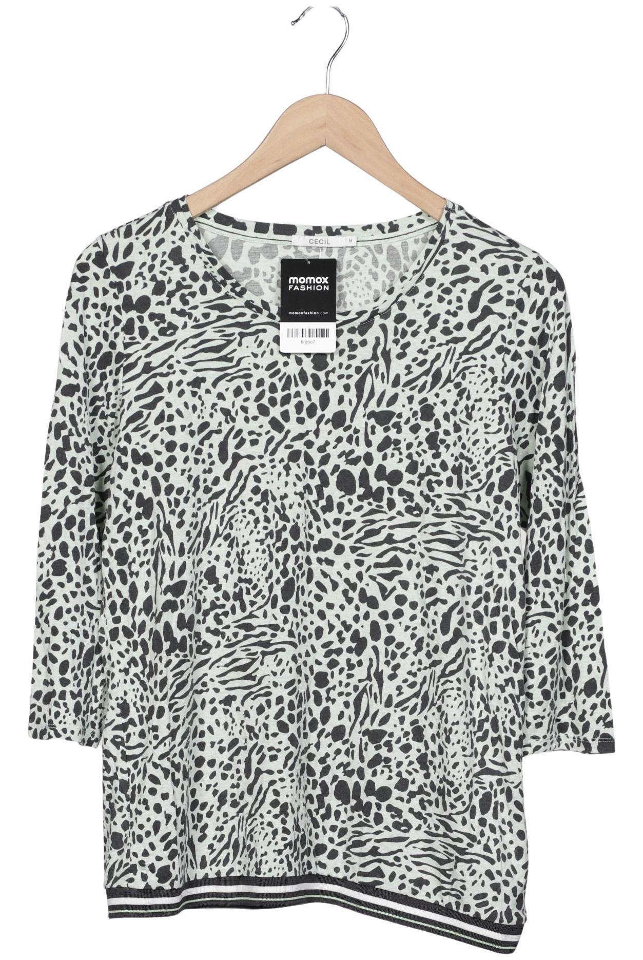 

Cecil Damen Langarmshirt, hellgrün, Gr. 38
