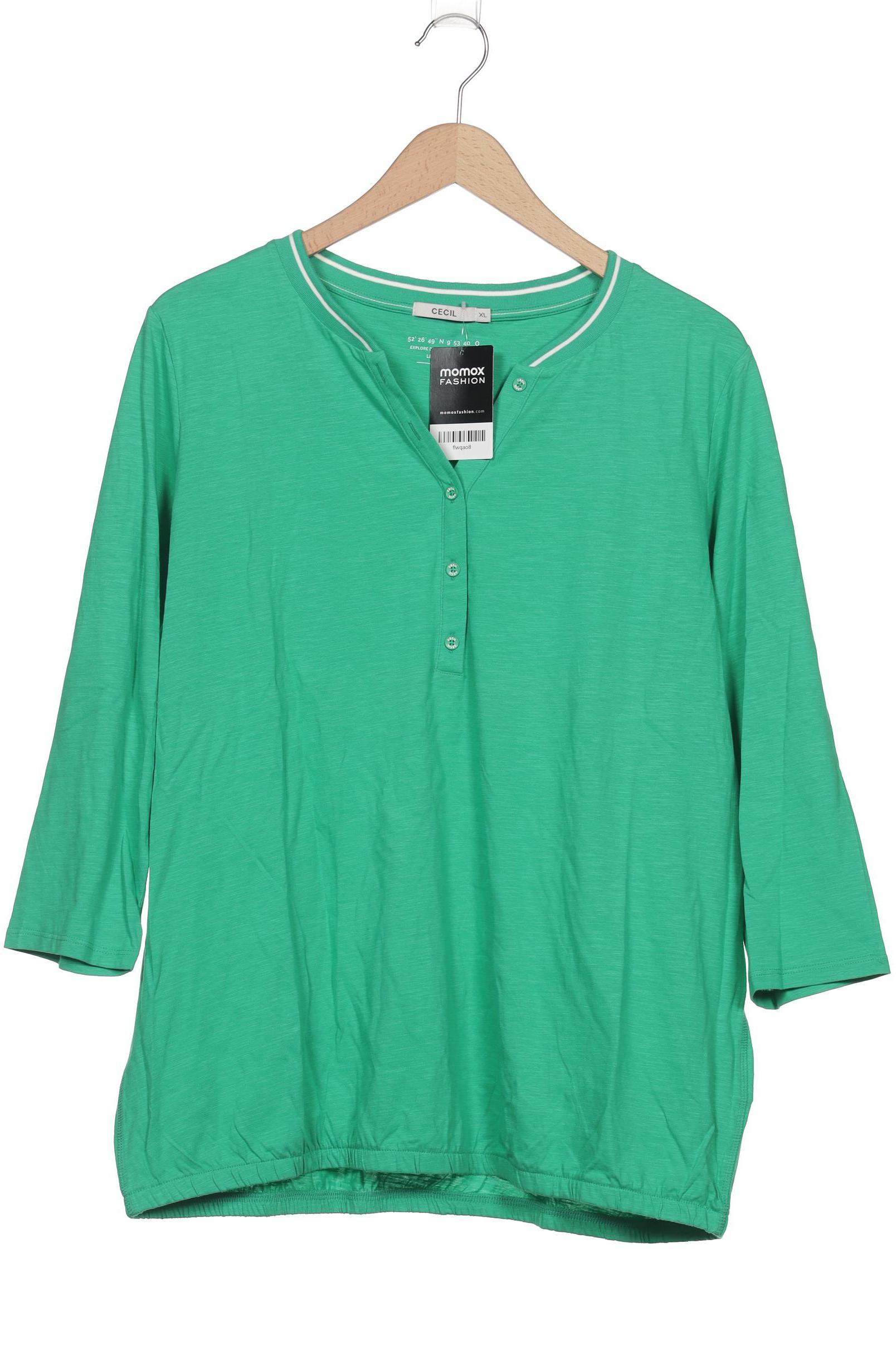 

Cecil Damen Langarmshirt, grün, Gr. 44