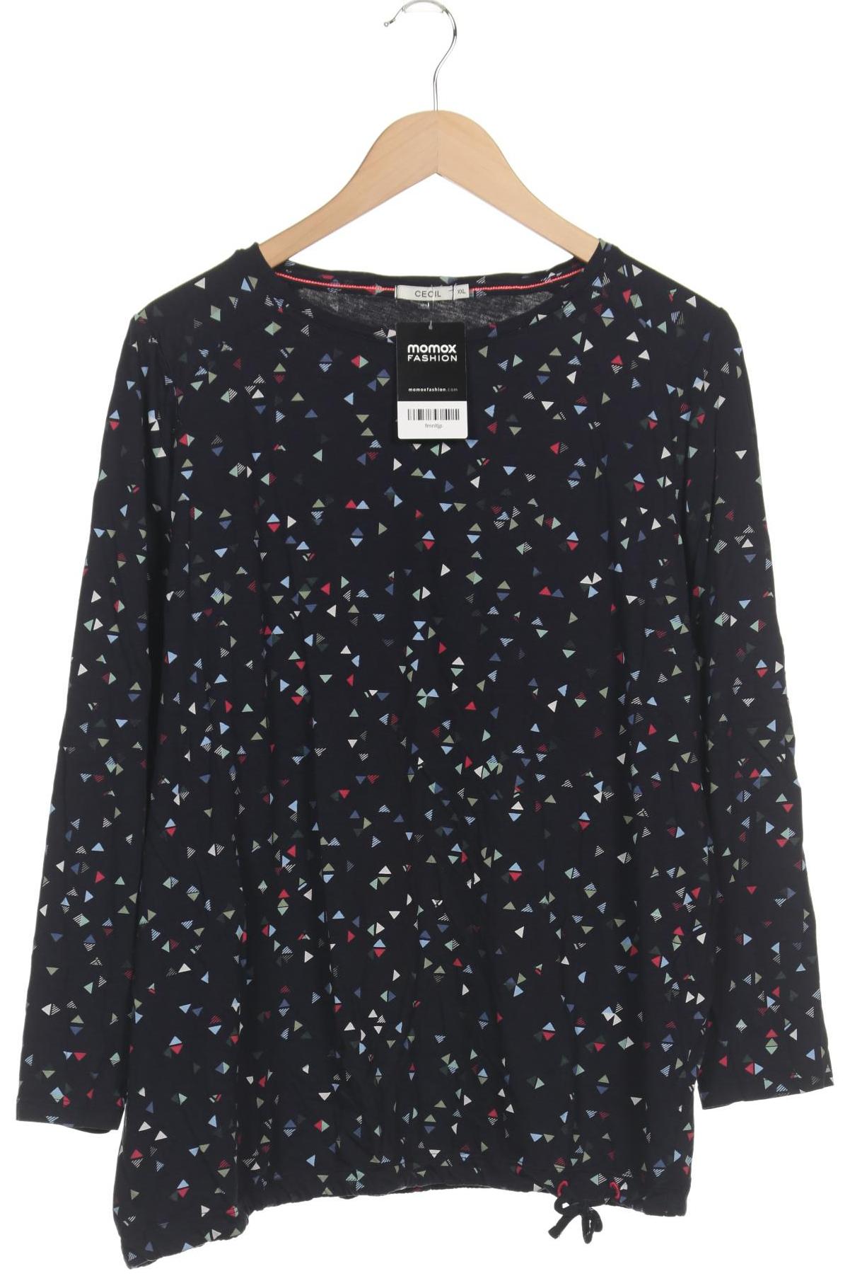 

Cecil Damen Langarmshirt, marineblau, Gr. 46