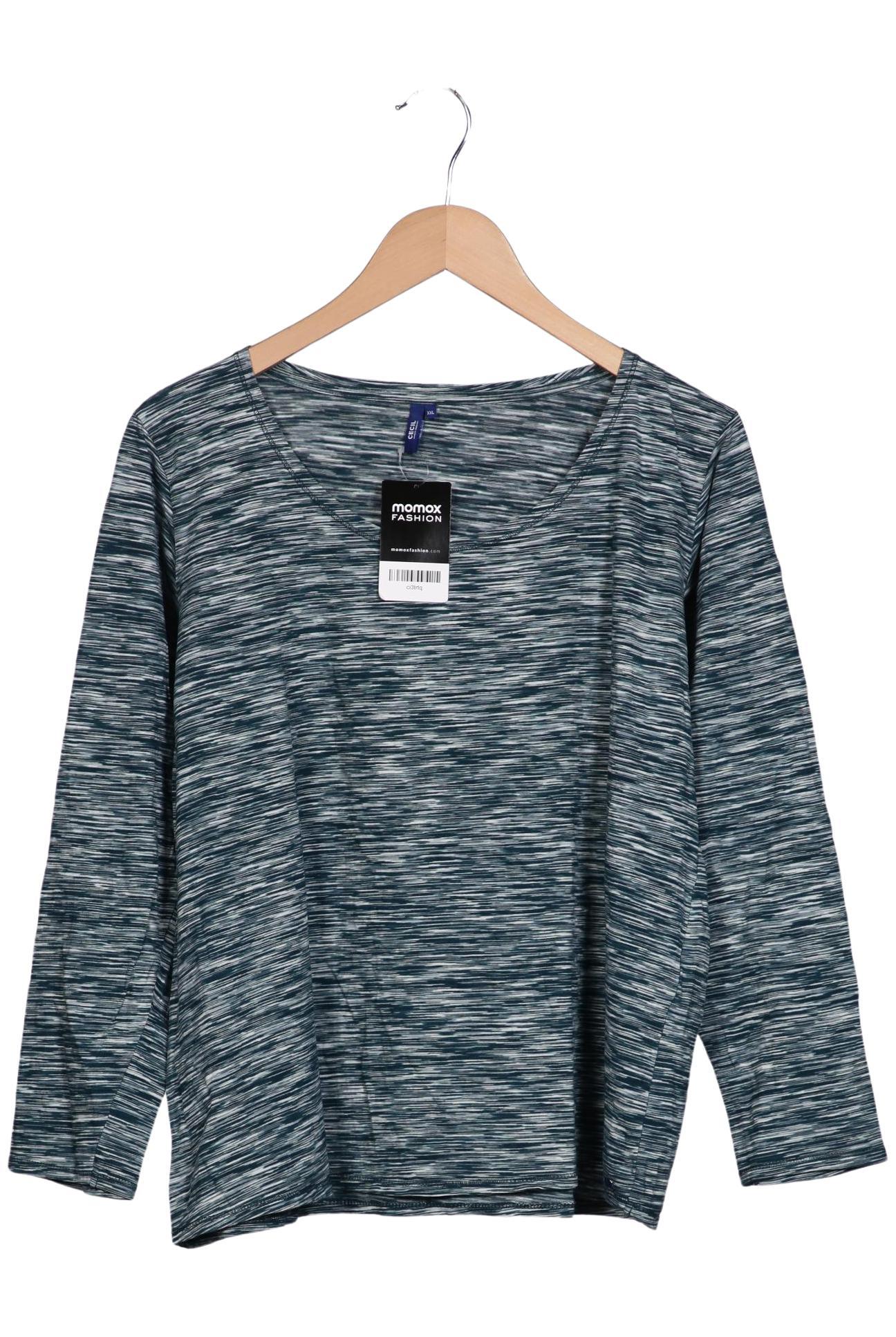 

Cecil Damen Langarmshirt, grün, Gr. 46