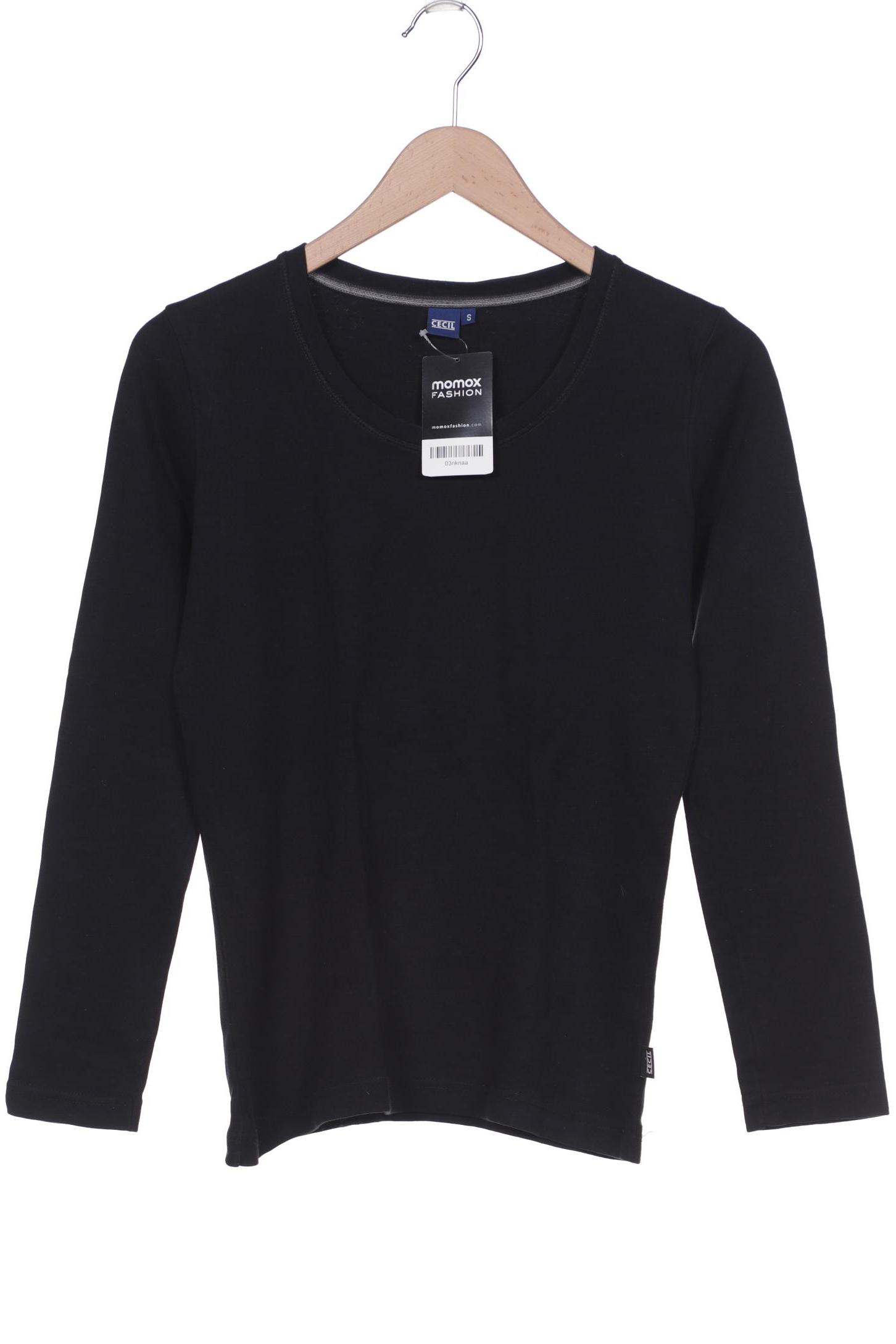 

CECIL Damen Langarmshirt, schwarz