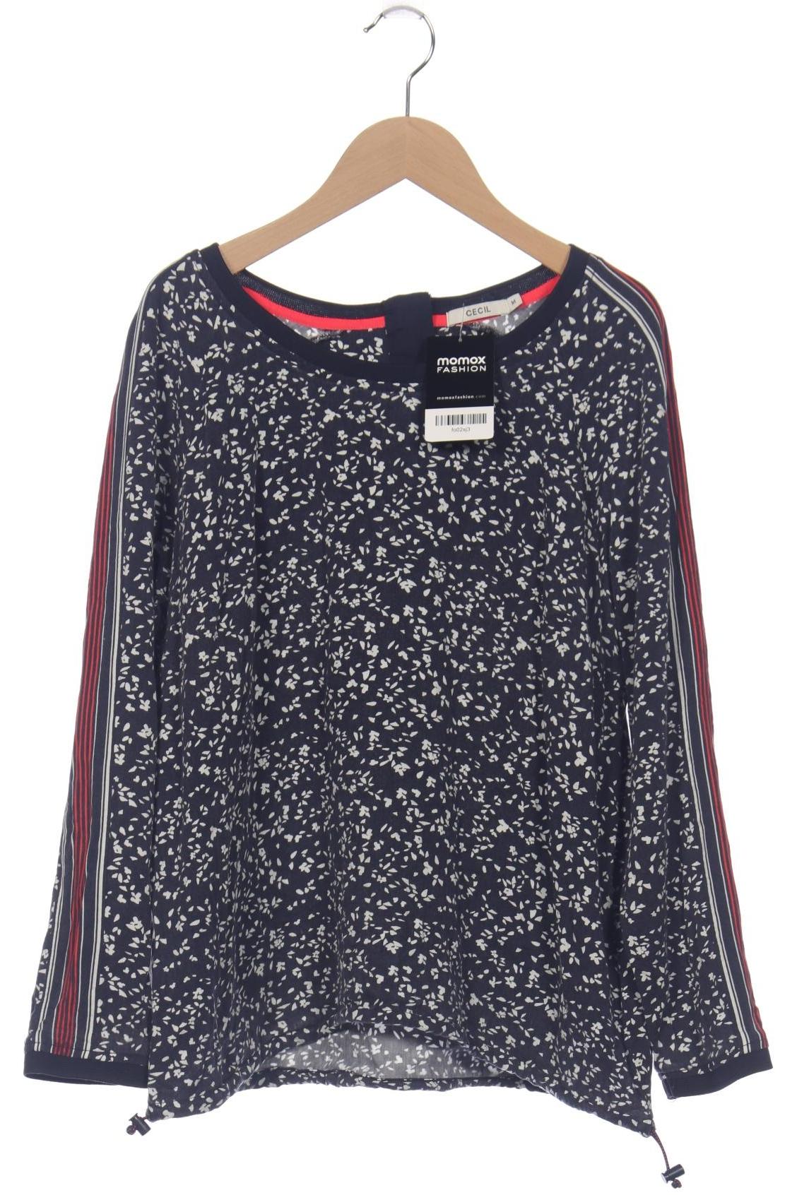 

Cecil Damen Langarmshirt, marineblau, Gr. 38