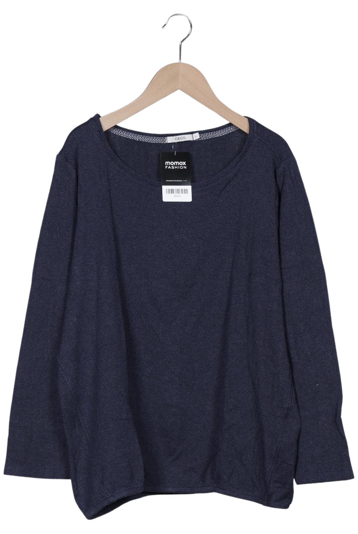 

Cecil Damen Langarmshirt, blau, Gr. 42