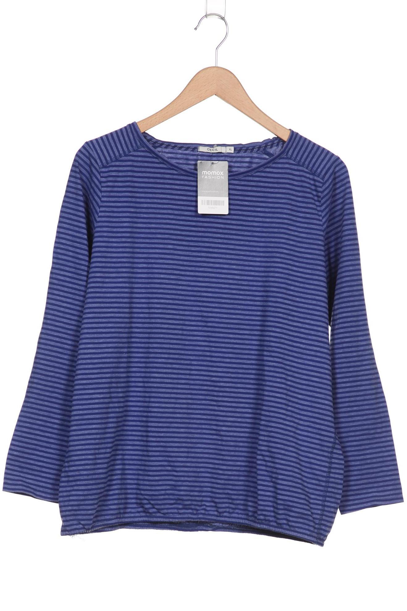 

CECIL Damen Langarmshirt, blau