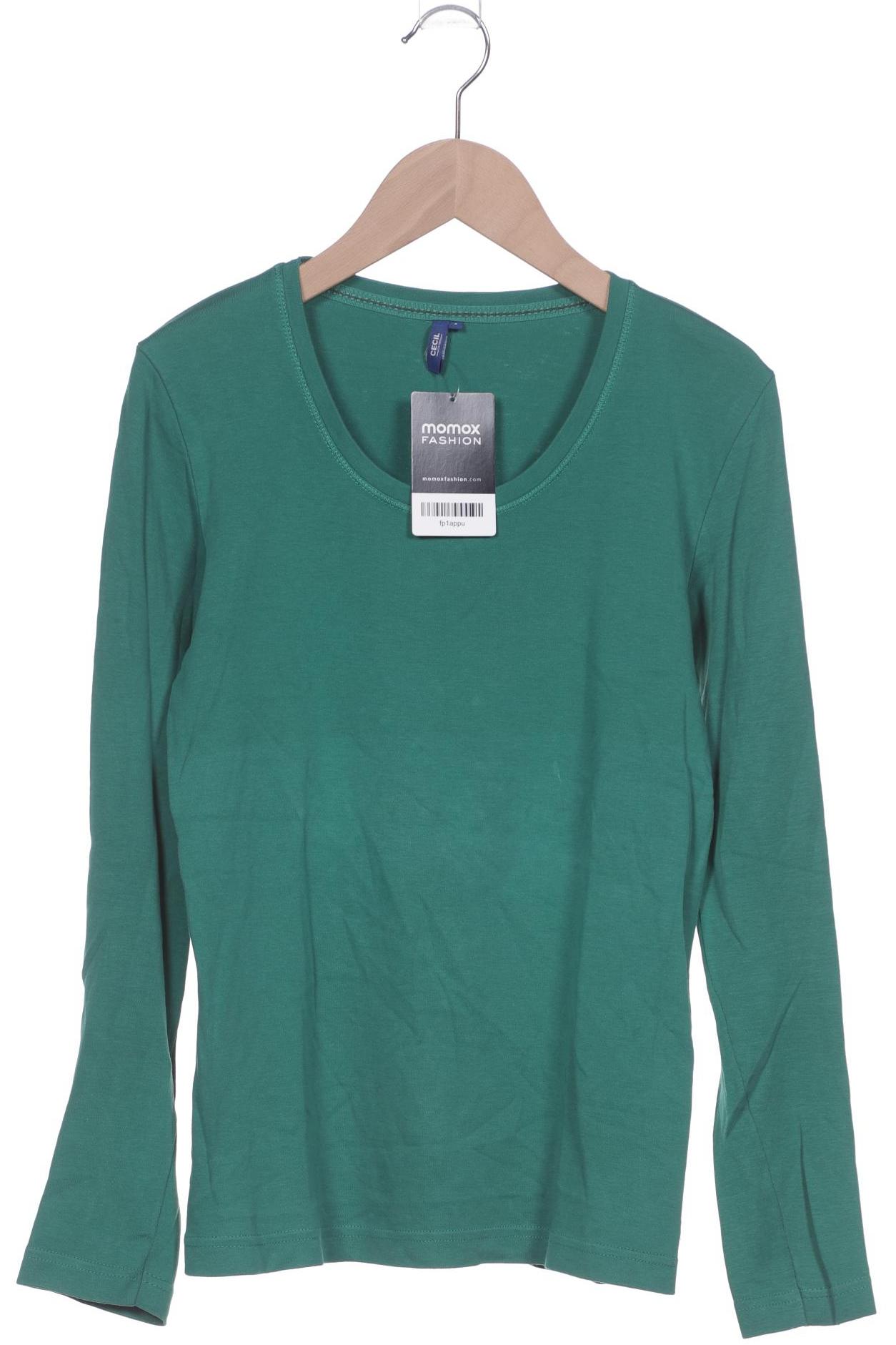 

Cecil Damen Langarmshirt, grün, Gr. 36