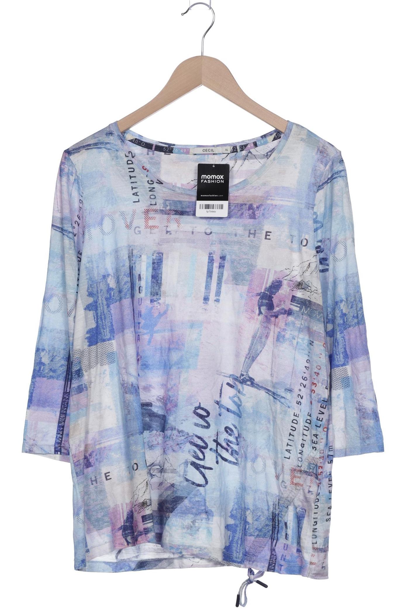 

Cecil Damen Langarmshirt, blau, Gr. 44