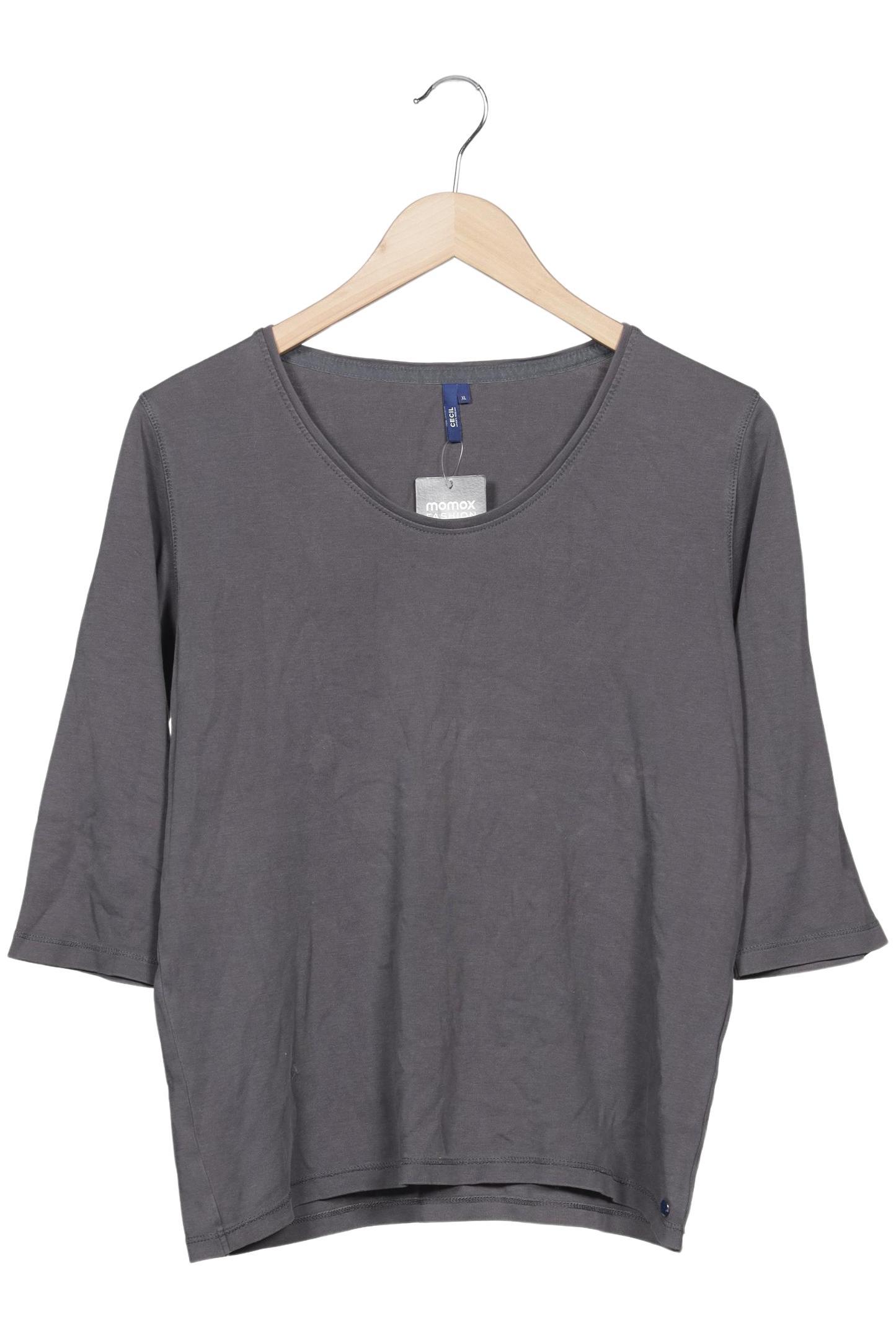 

Cecil Damen Langarmshirt, grau, Gr. 44