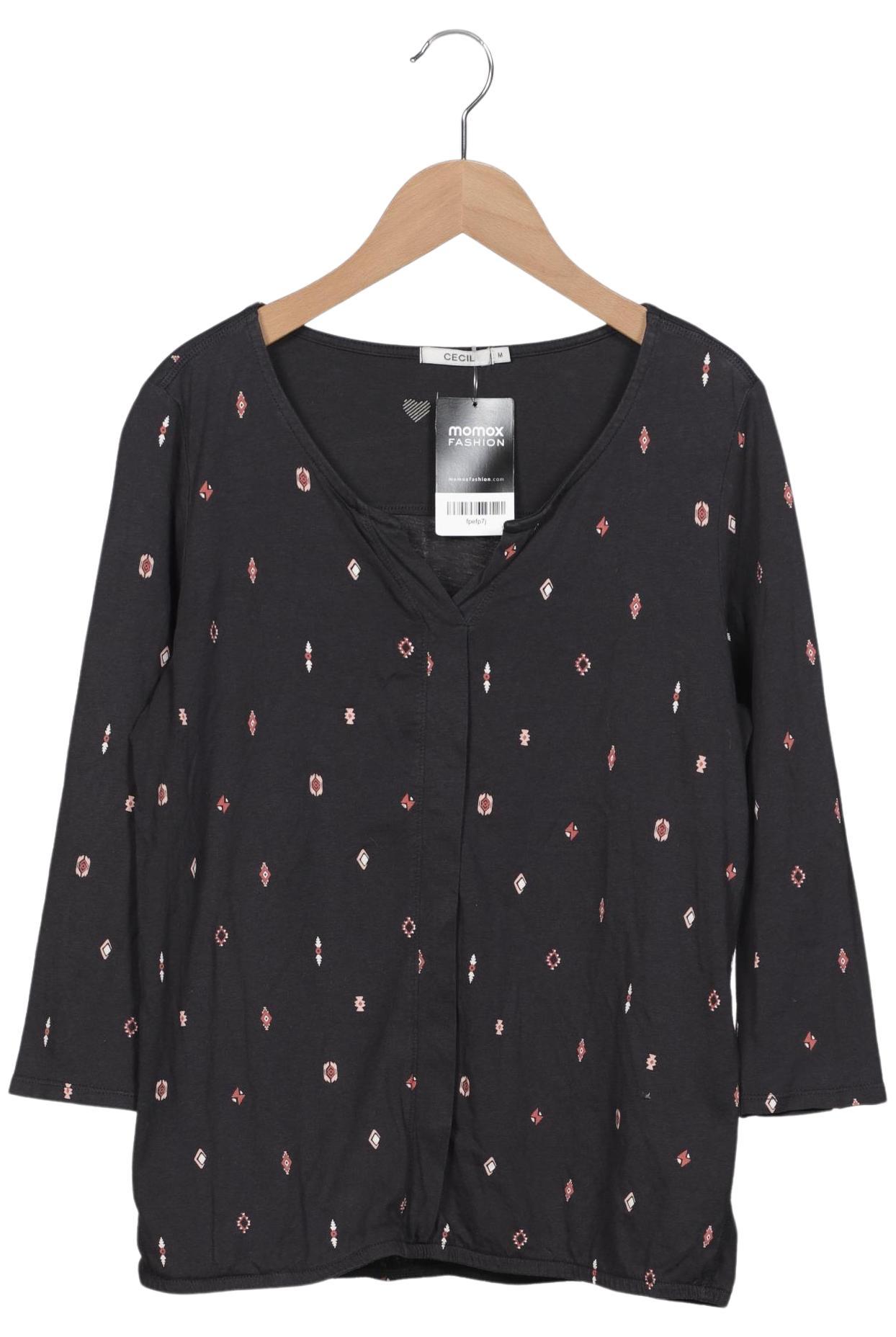 

Cecil Damen Langarmshirt, grau, Gr. 38