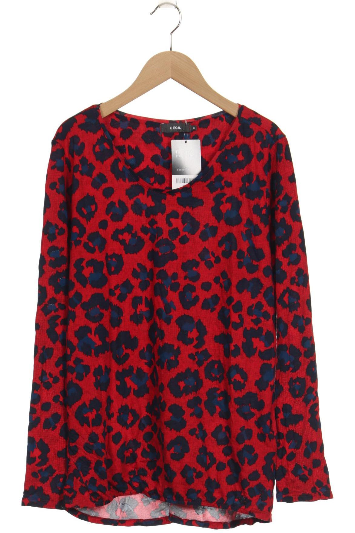 

Cecil Damen Langarmshirt, rot, Gr. 36