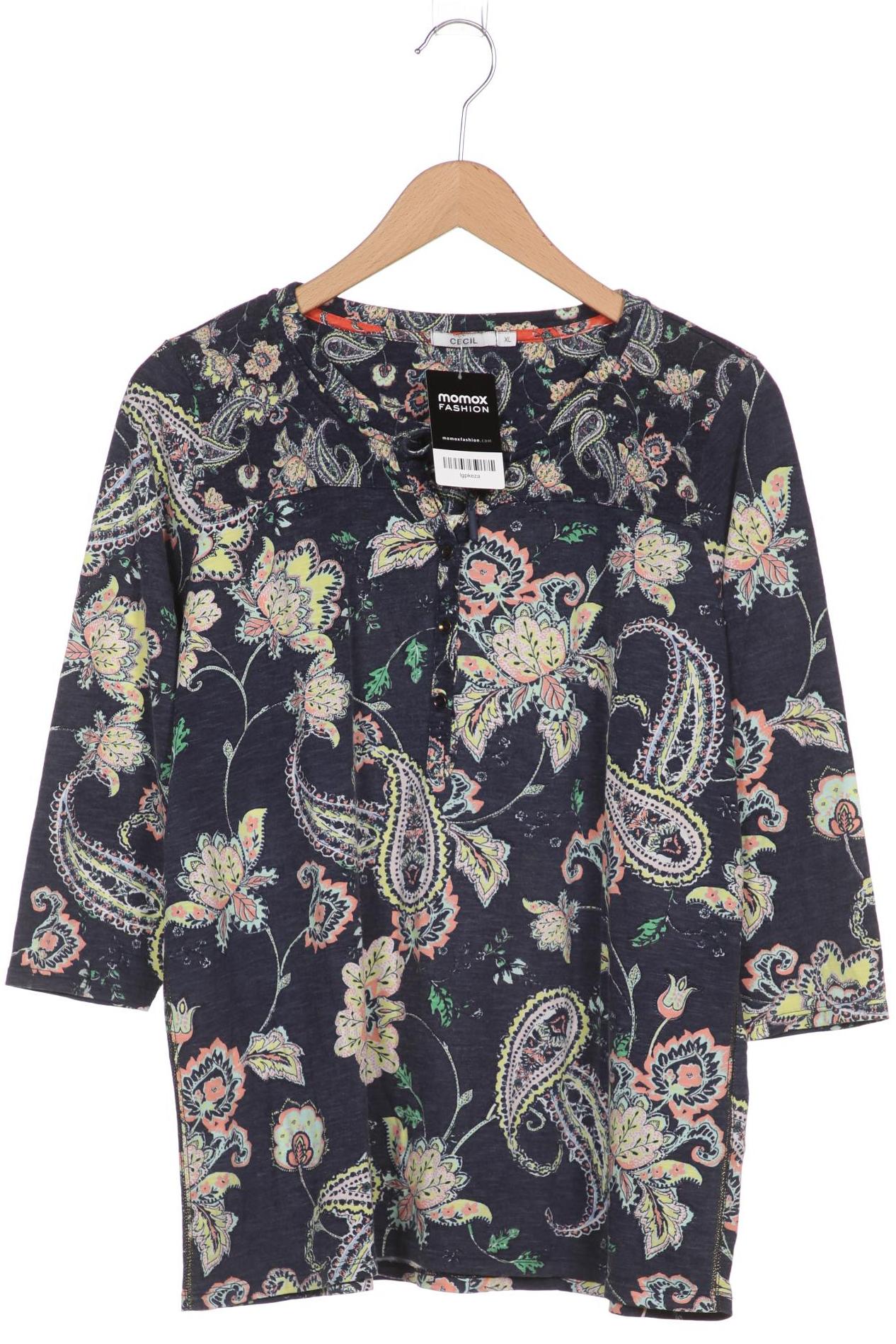 

Cecil Damen Langarmshirt, marineblau, Gr. 44