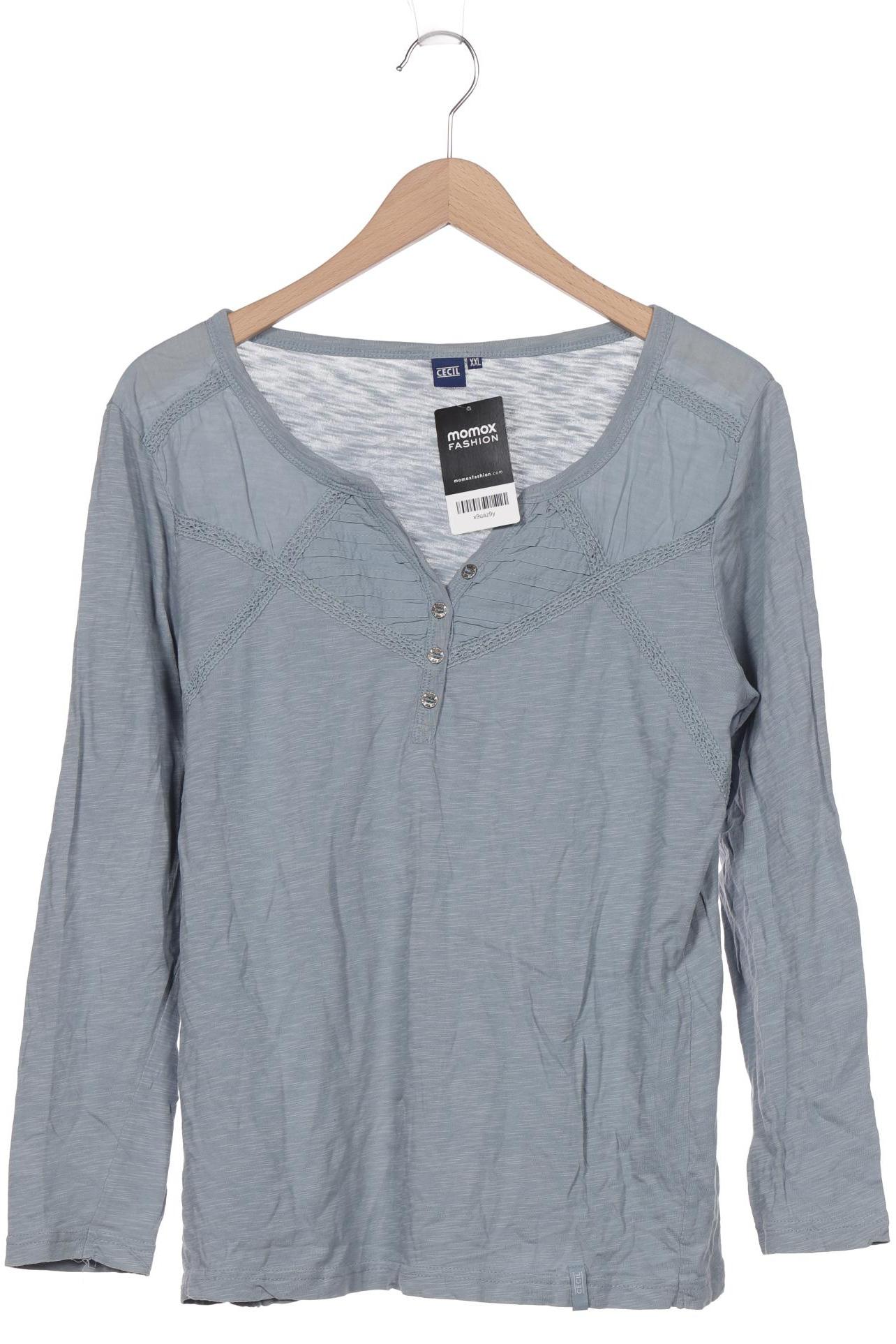 

CECIL Damen Langarmshirt, blau