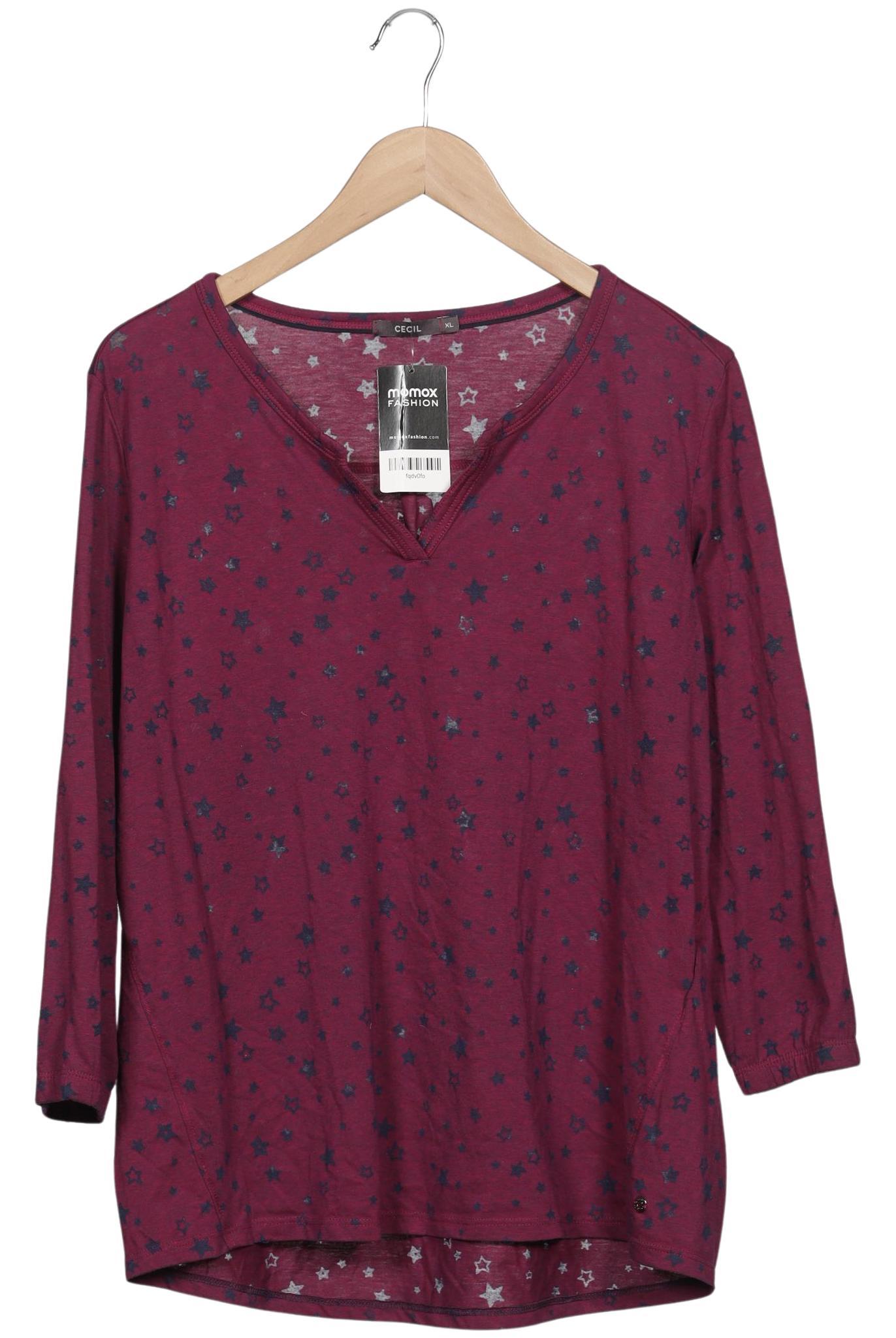 

Cecil Damen Langarmshirt, bordeaux, Gr. 44