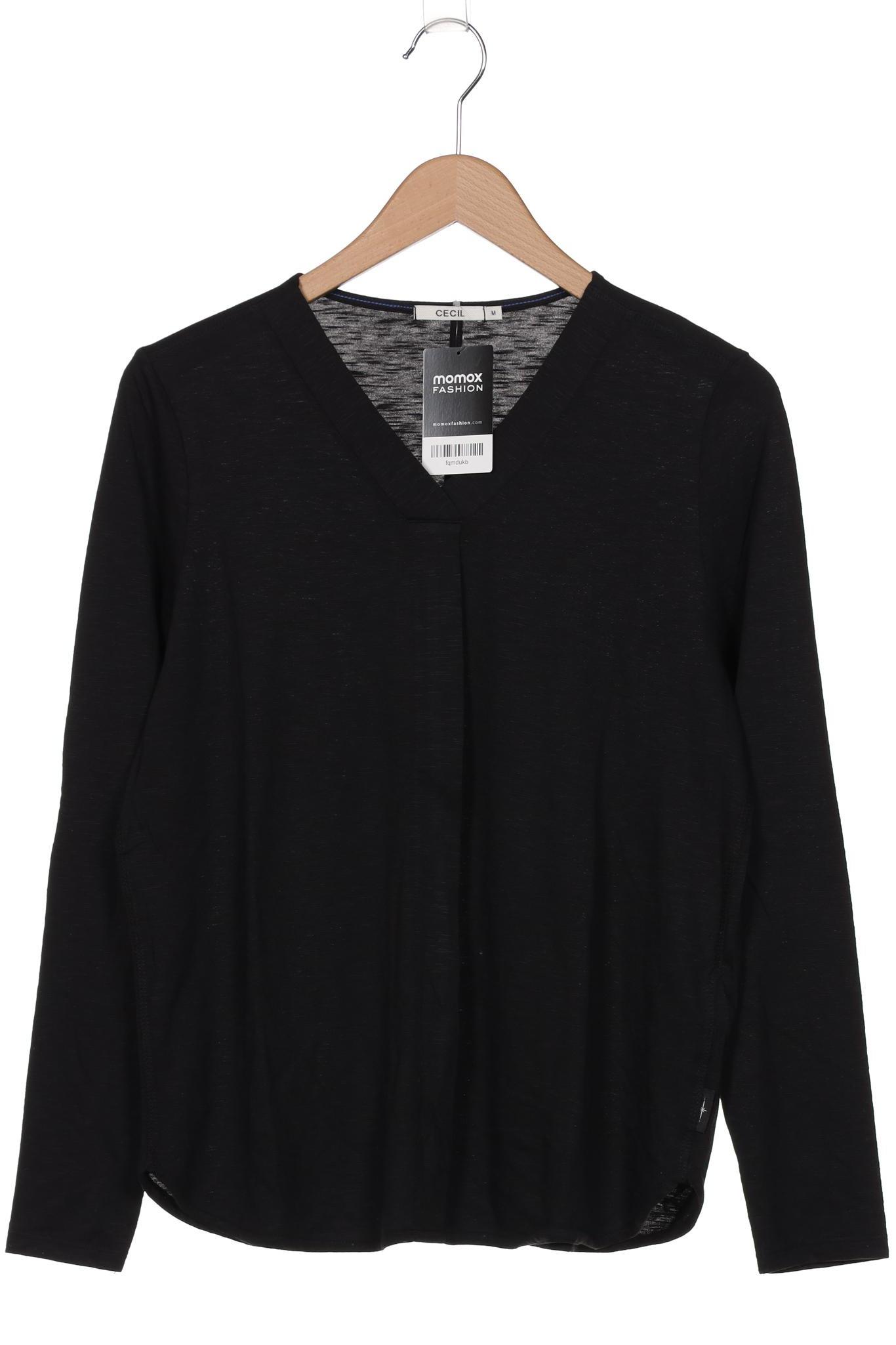 

CECIL Damen Langarmshirt, schwarz