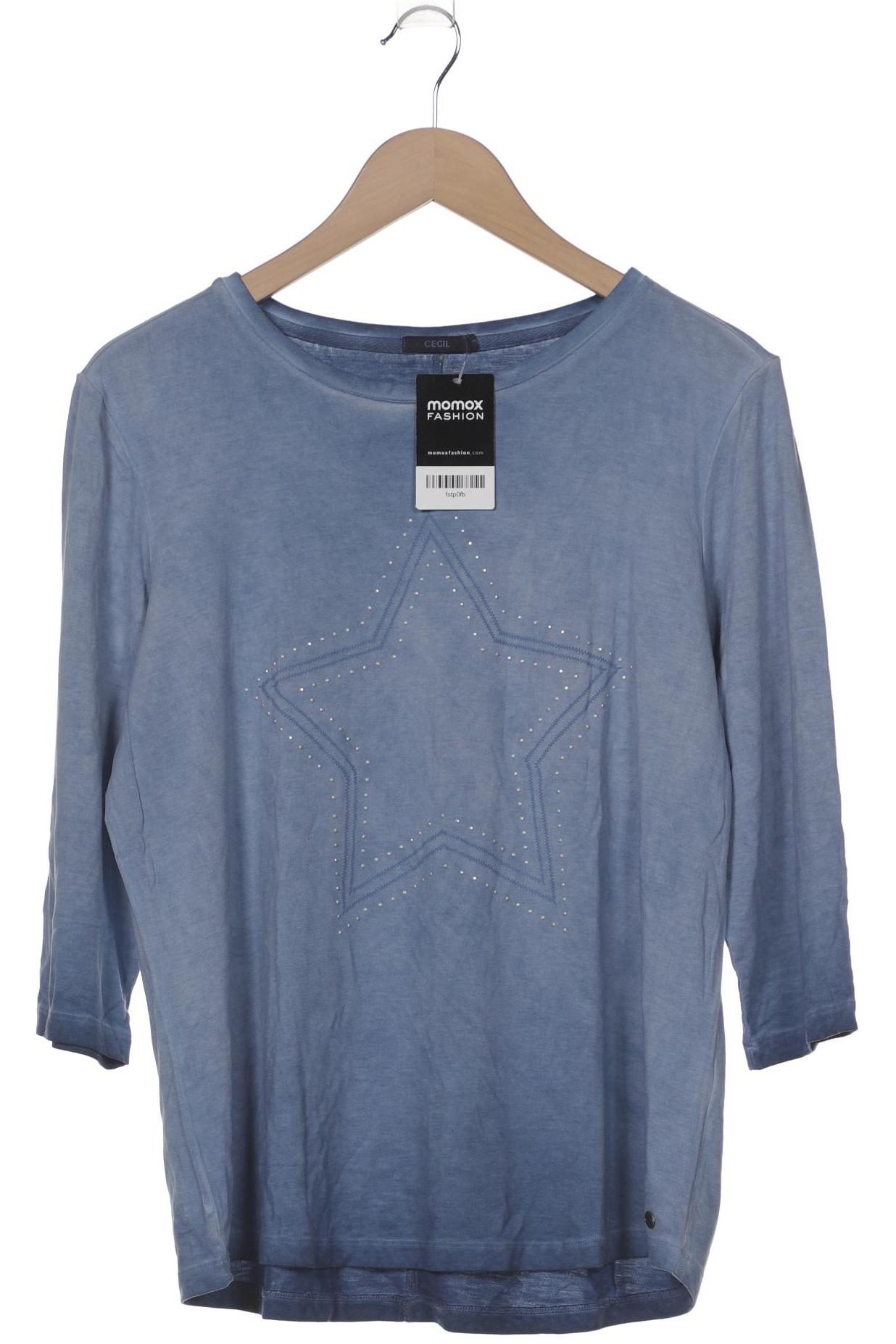 

Cecil Damen Langarmshirt, blau, Gr. 42
