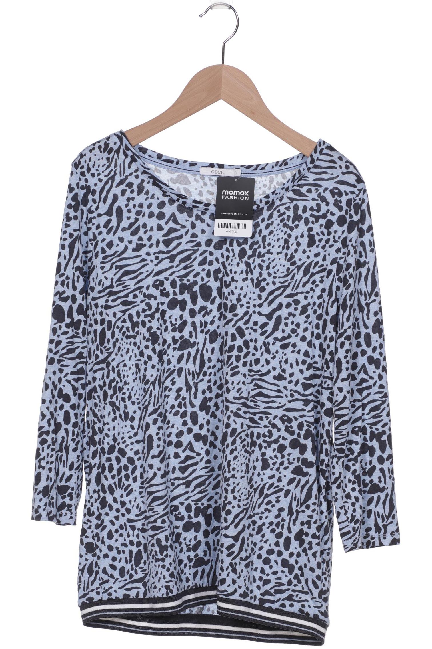 

Cecil Damen Langarmshirt, blau, Gr. 36