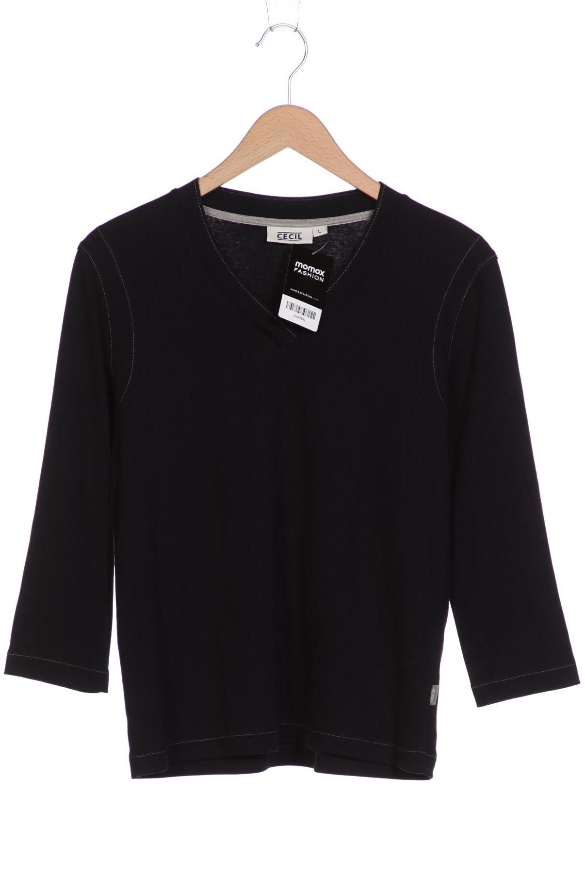 

Cecil Damen Langarmshirt, marineblau, Gr. 42