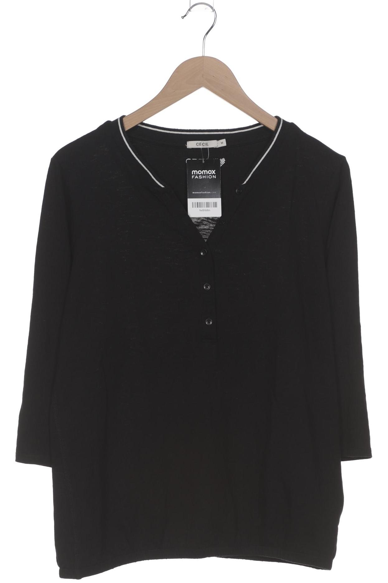 

Cecil Damen Langarmshirt, schwarz, Gr. 38